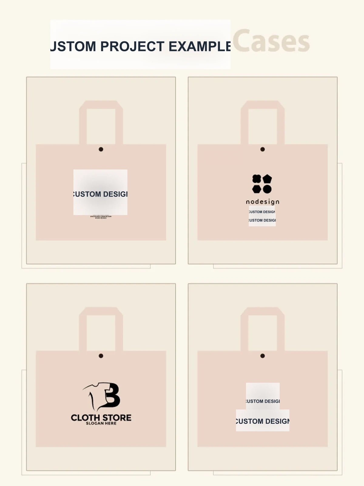 Boutique Non-Woven Tote Bags — 22 Styles product view 5