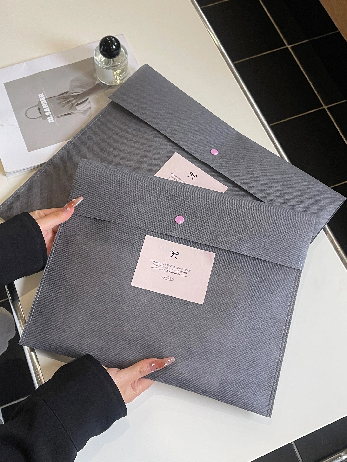 Boutique Non-Woven Tote Bags — 3 Styles product view 1
