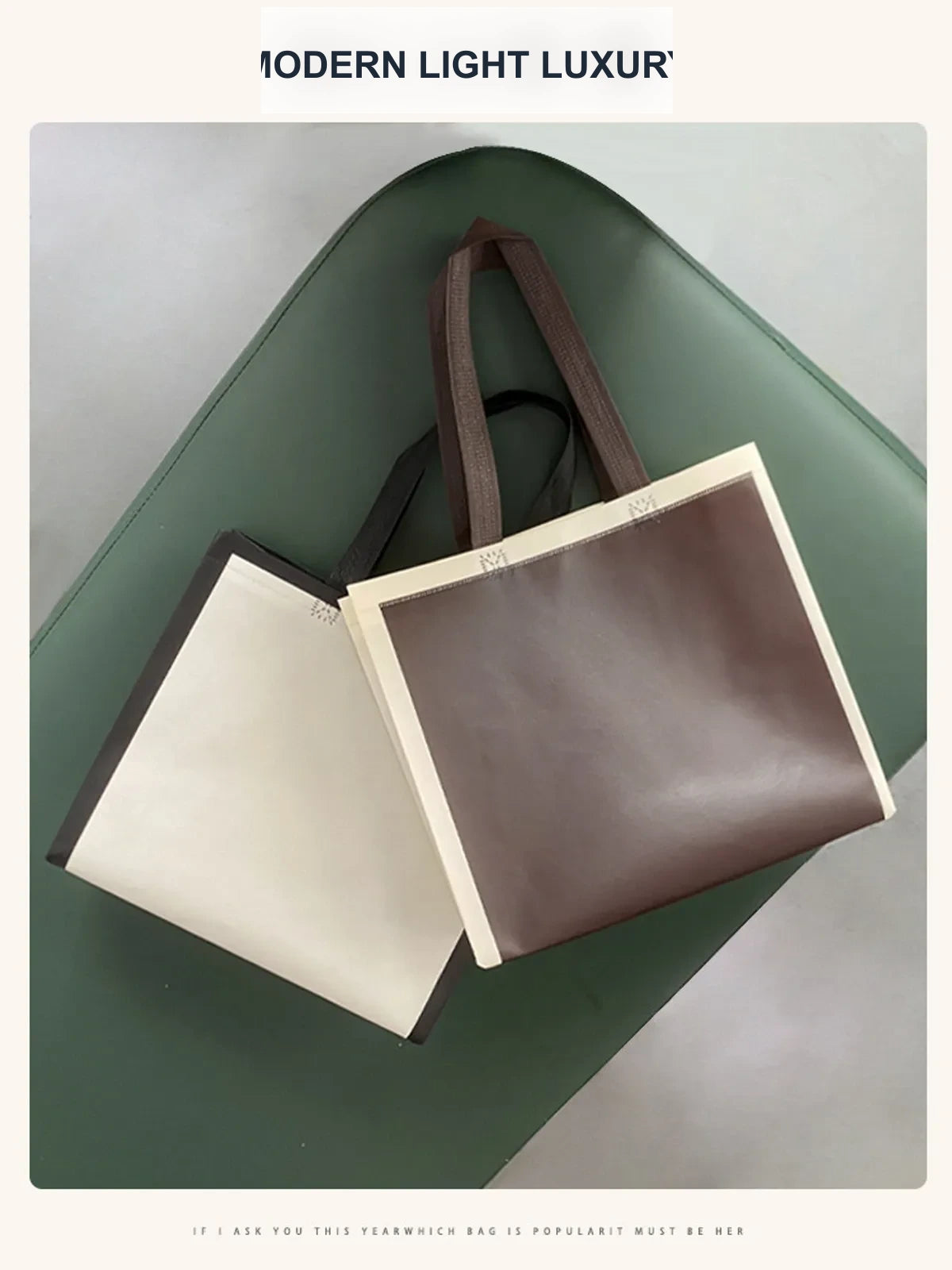 Boutique Non-Woven Tote Bags — 3 Styles product view 1