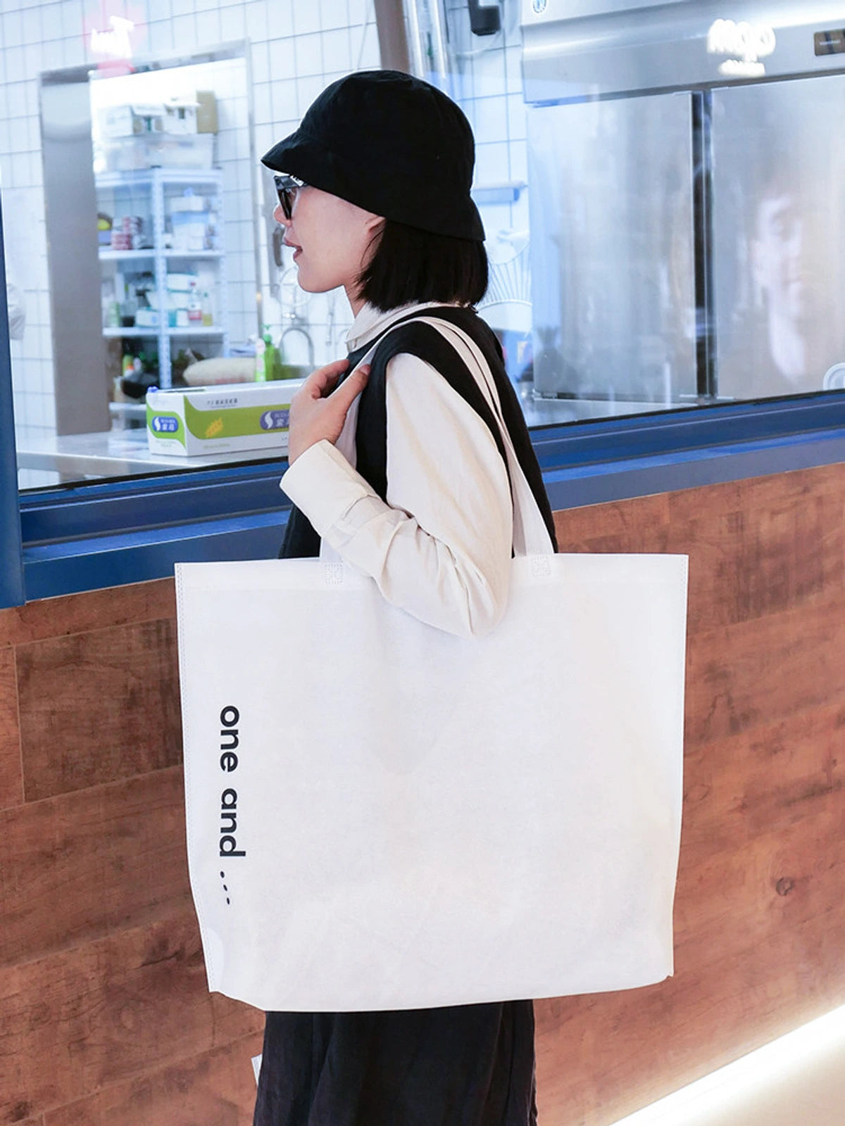 Boutique Non-Woven Tote Bags — 3 Styles product view 2