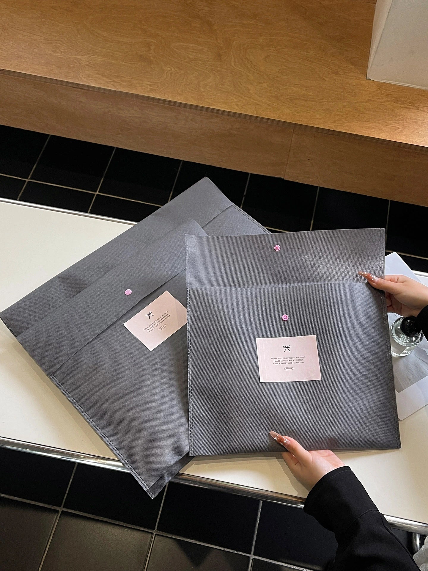 Boutique Non-Woven Tote Bags — 3 Styles product view 2