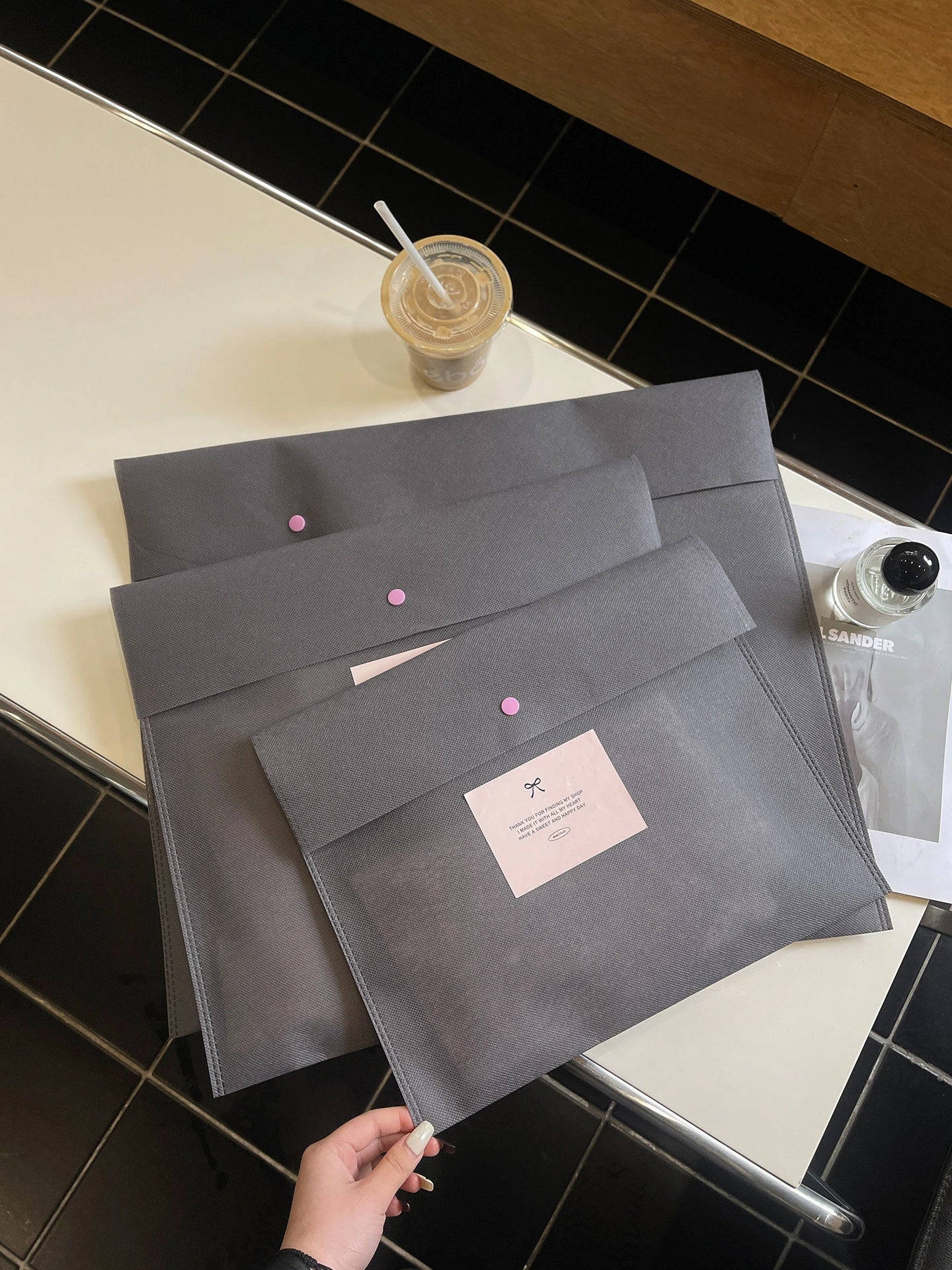 Boutique Non-Woven Tote Bags — 3 Styles product view 3