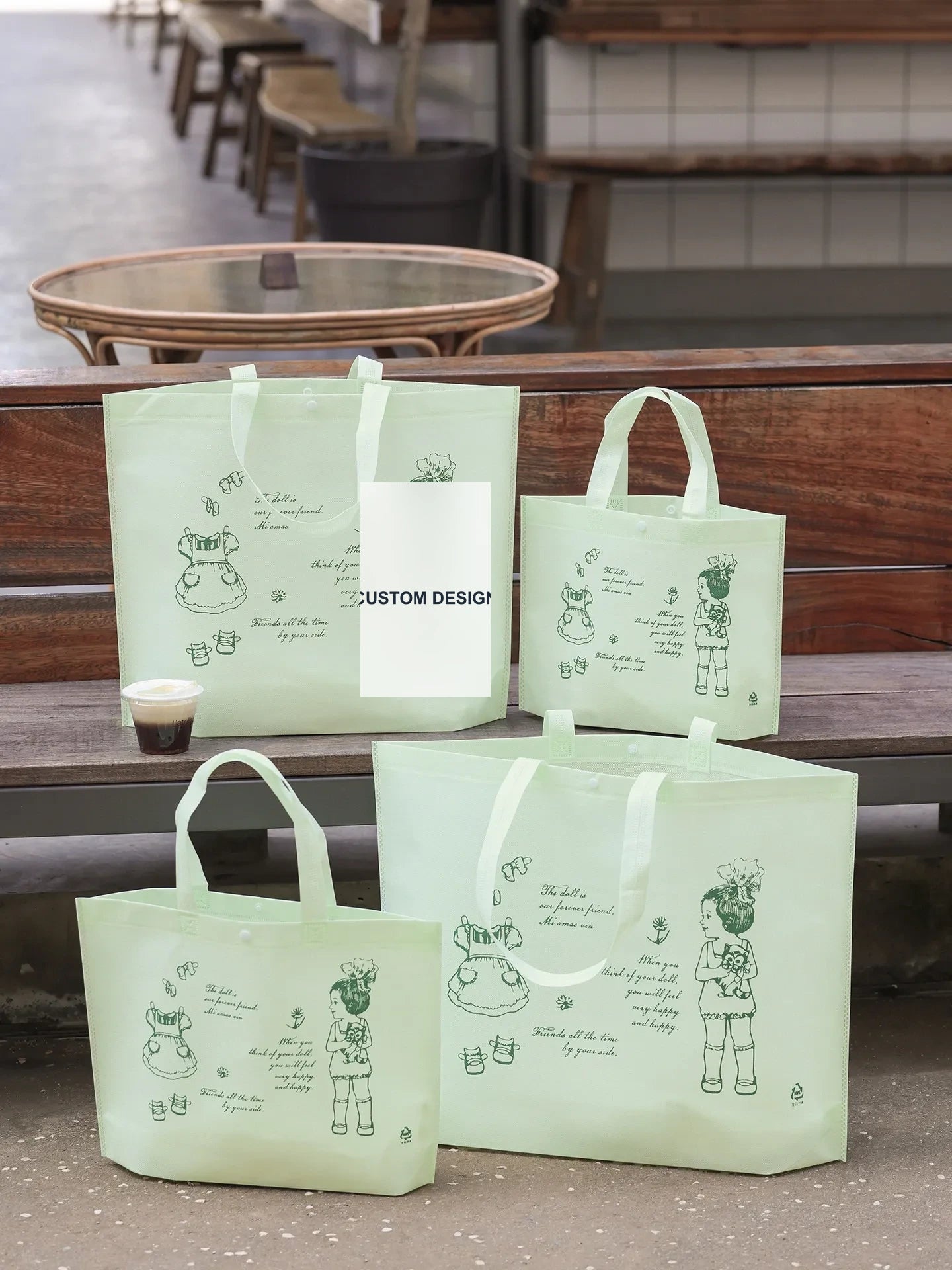 Boutique Non-Woven Tote Bags — 3 Styles product view 3