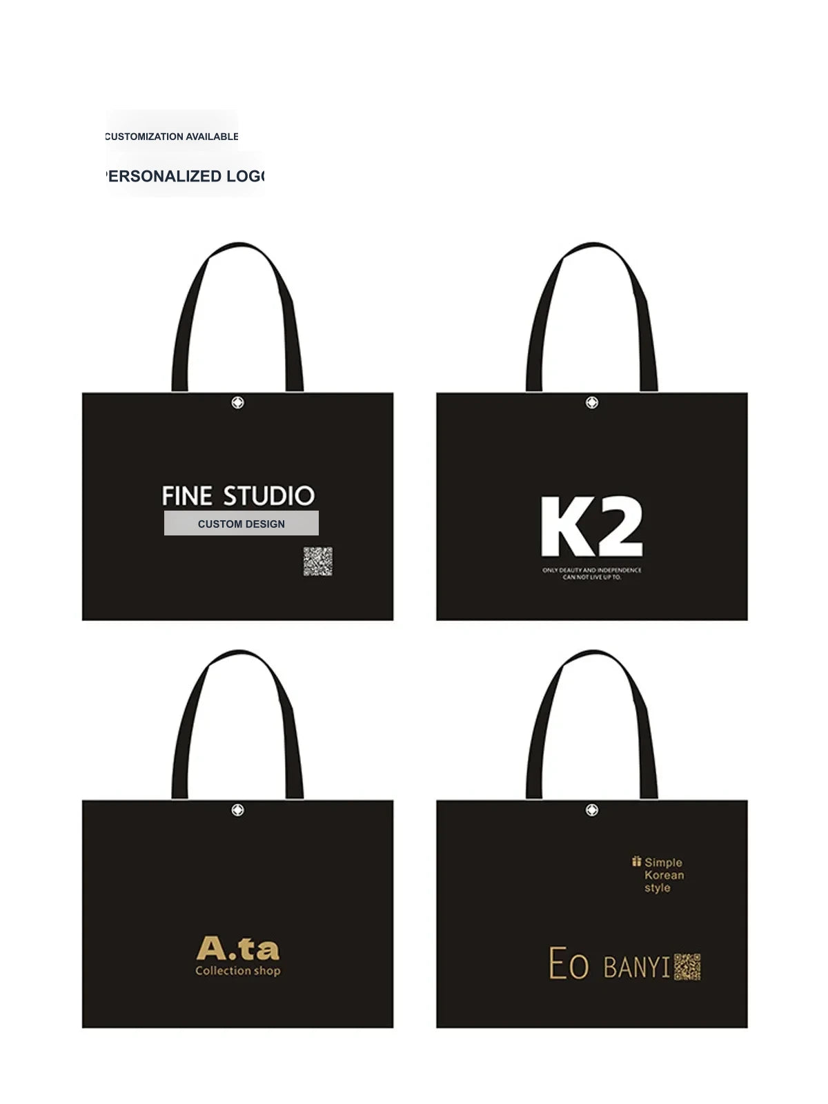Boutique Non-Woven Tote Bags — 3 Styles product view 4