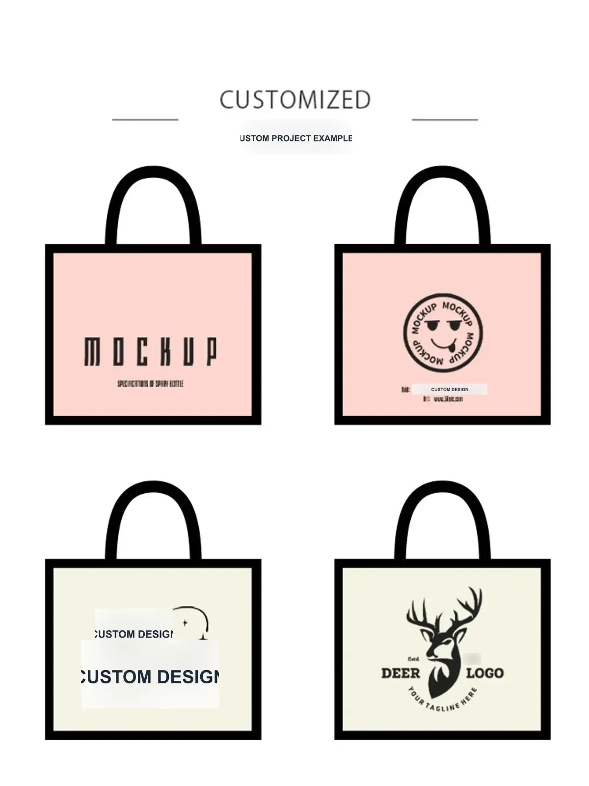 Boutique Non-Woven Tote Bags — 3 Styles product view 4