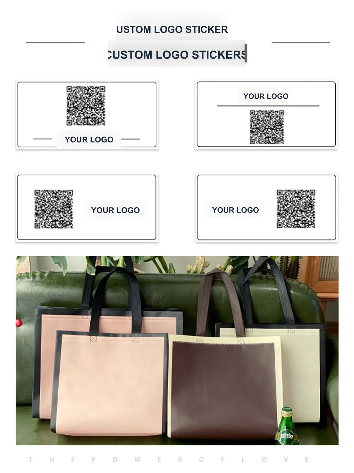 Boutique Non-Woven Tote Bags — 3 Styles product view 5
