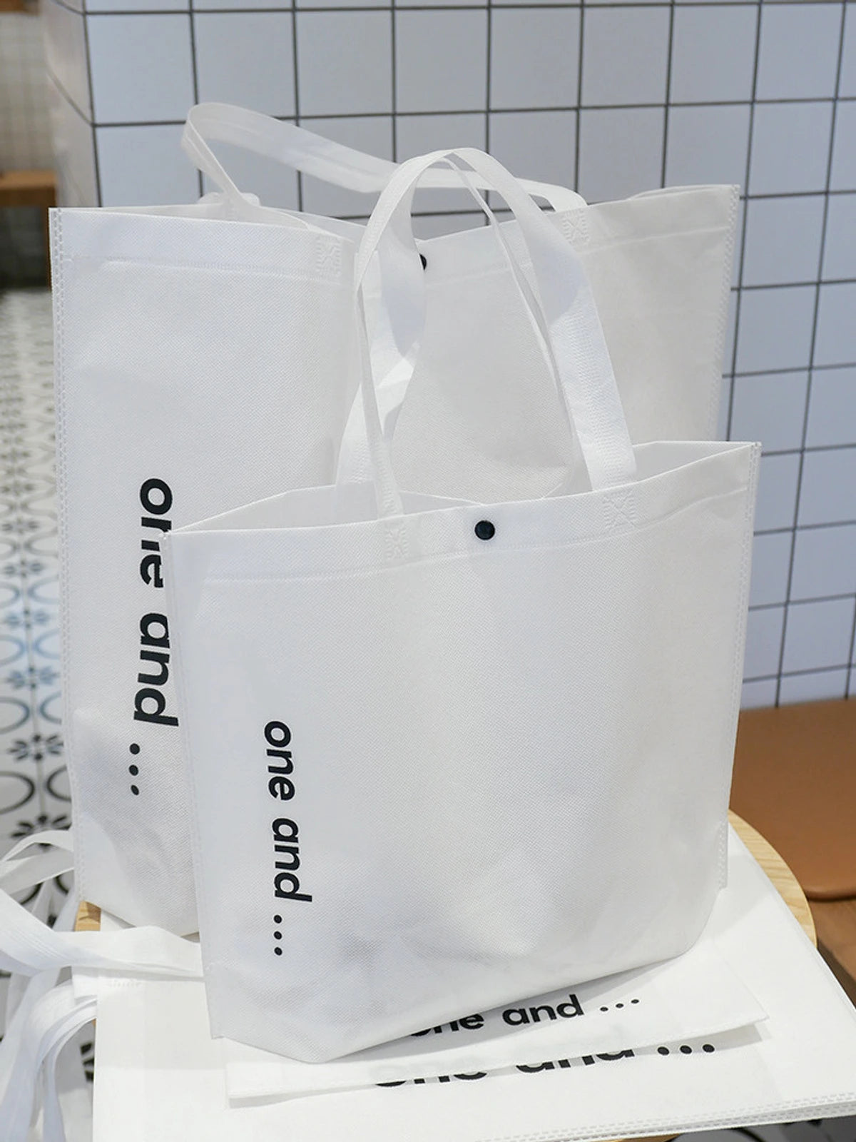 Boutique Non-Woven Tote Bags — 3 Styles product view 5