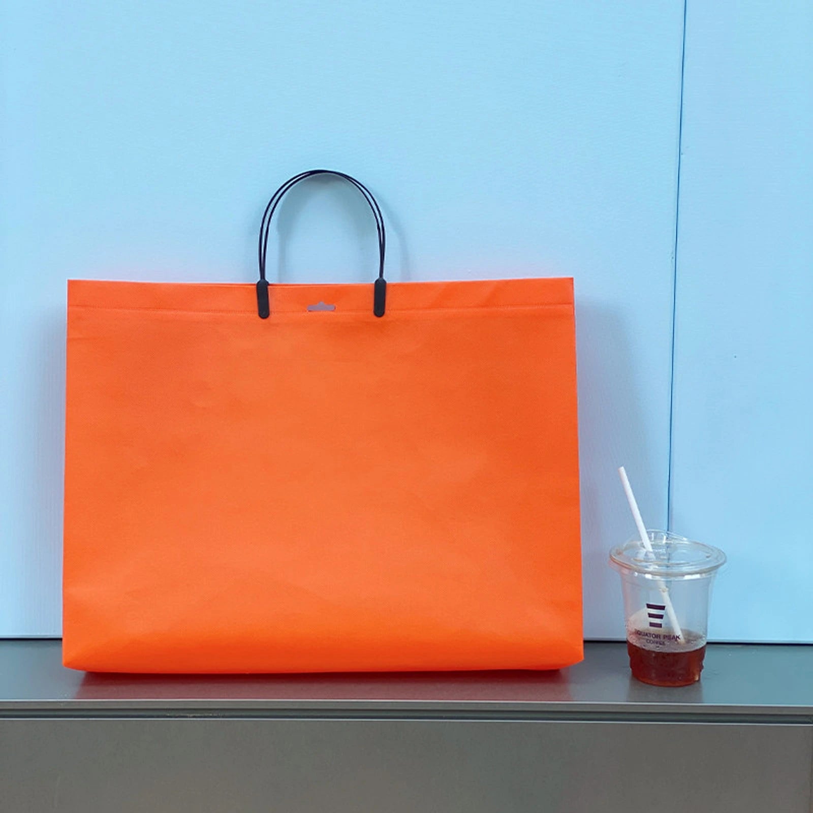 Boutique Non-Woven Tote Bags — 3 Styles — PlainOrange