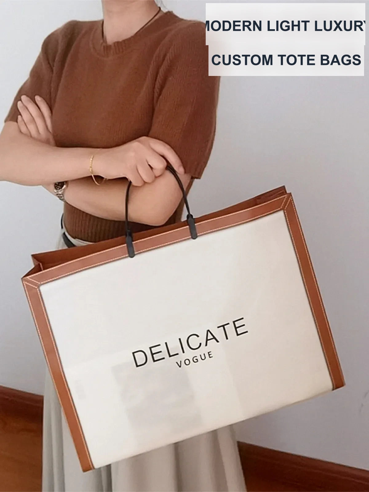 Boutique Non-Woven Tote Bags — 4 Styles product view 1