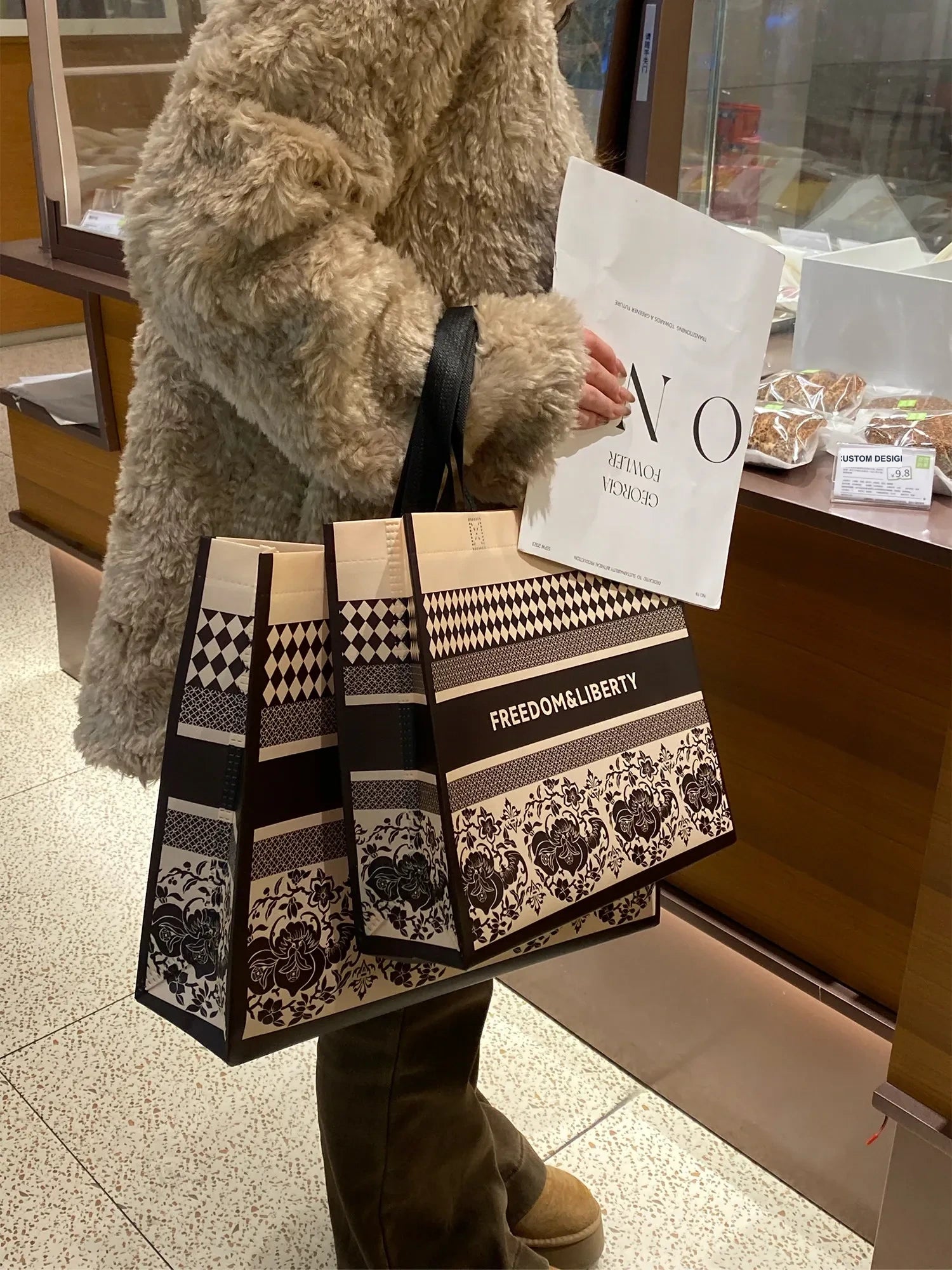 Boutique Non-Woven Tote Bags — 4 Styles product view 1