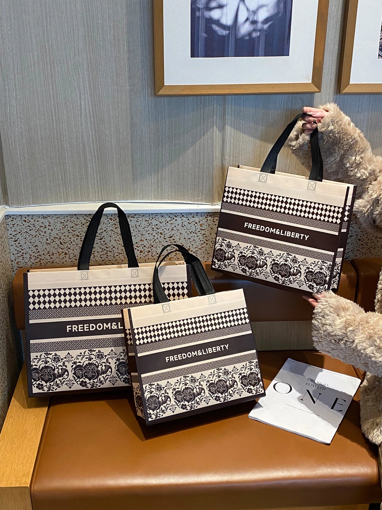 Boutique Non-Woven Tote Bags — 4 Styles product view 2