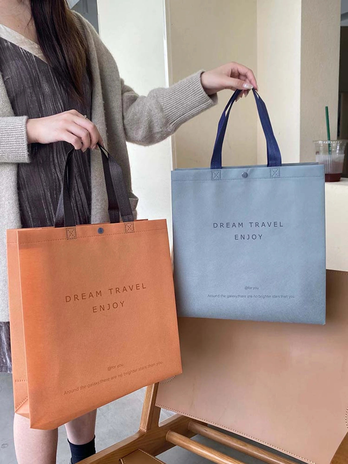 Boutique Non-Woven Tote Bags — 4 Styles product view 2