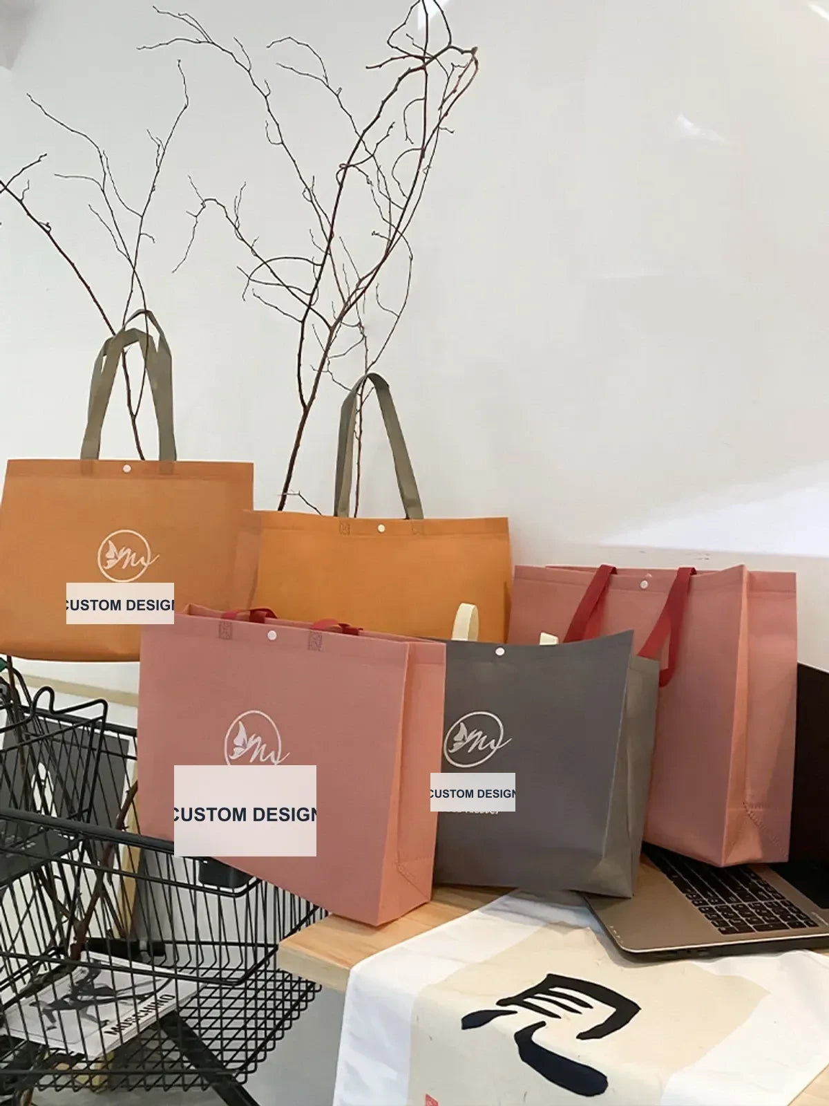 Boutique Non-Woven Tote Bags — 4 Styles product view 2