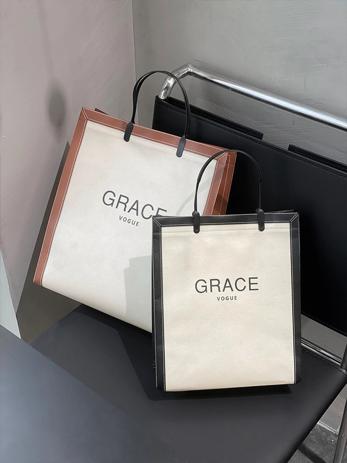 Boutique Non-Woven Tote Bags — 4 Styles product view 2