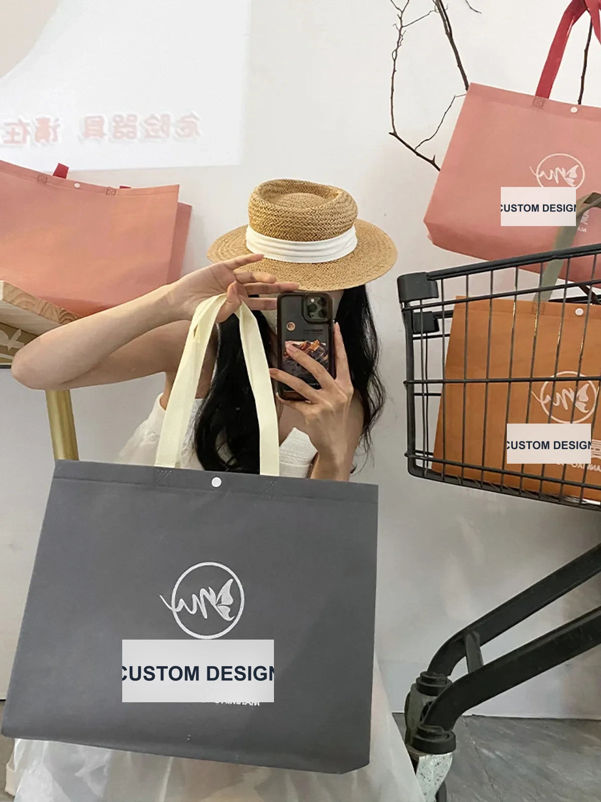 Boutique Non-Woven Tote Bags — 4 Styles product view 3