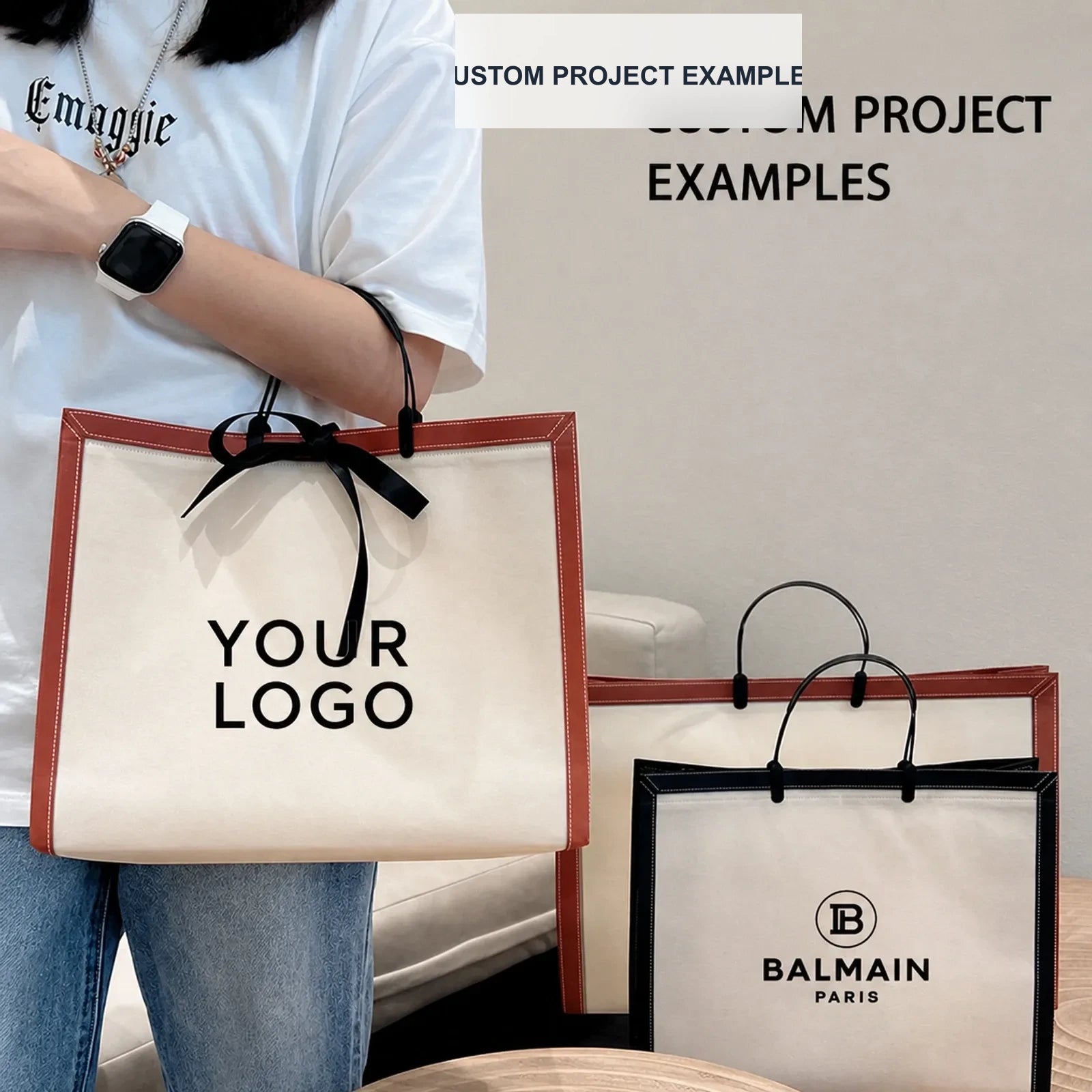 Boutique Non-Woven Tote Bags — 4 Styles product view 4