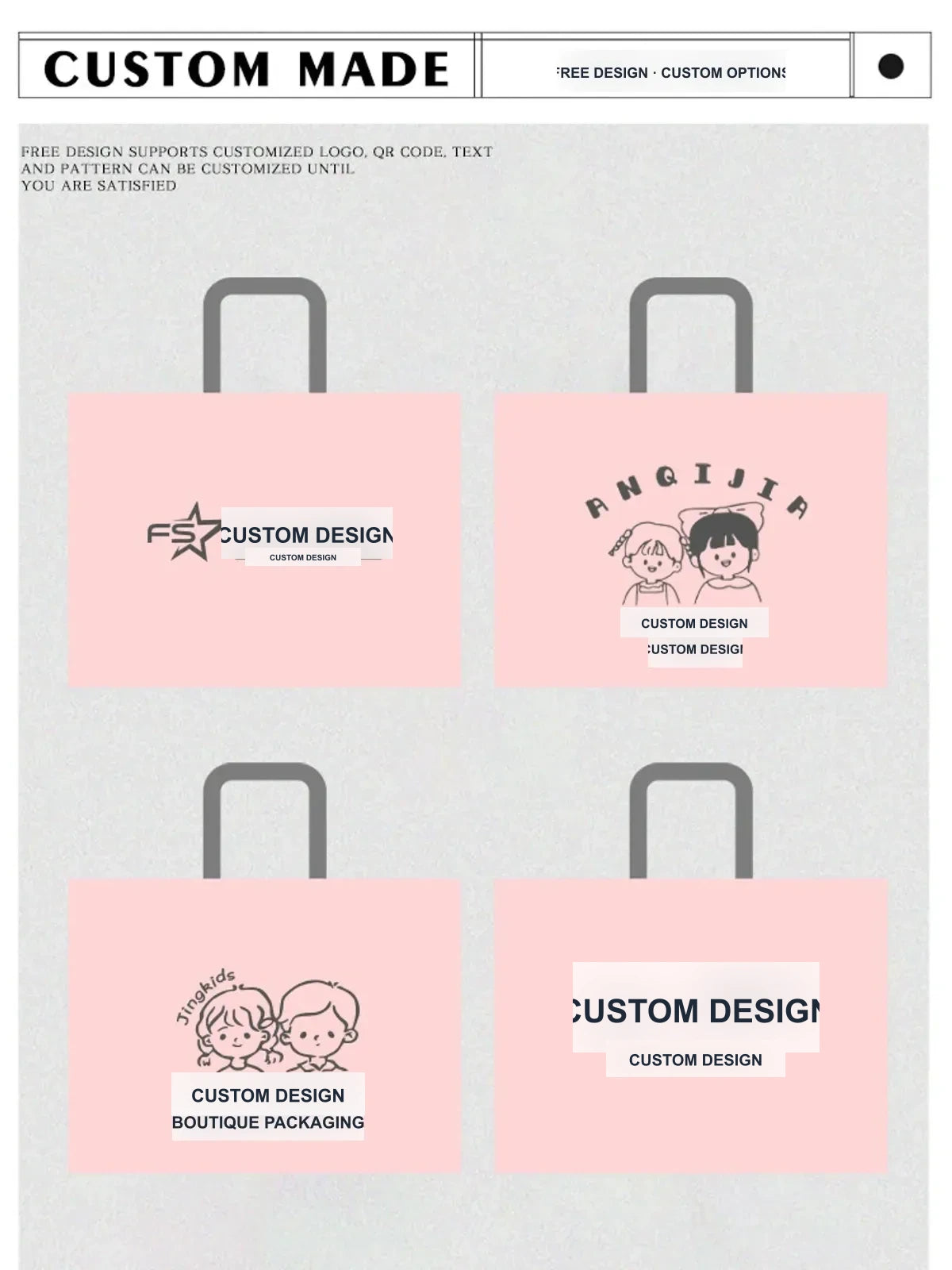 Boutique Non-Woven Tote Bags — 4 Styles product view 5
