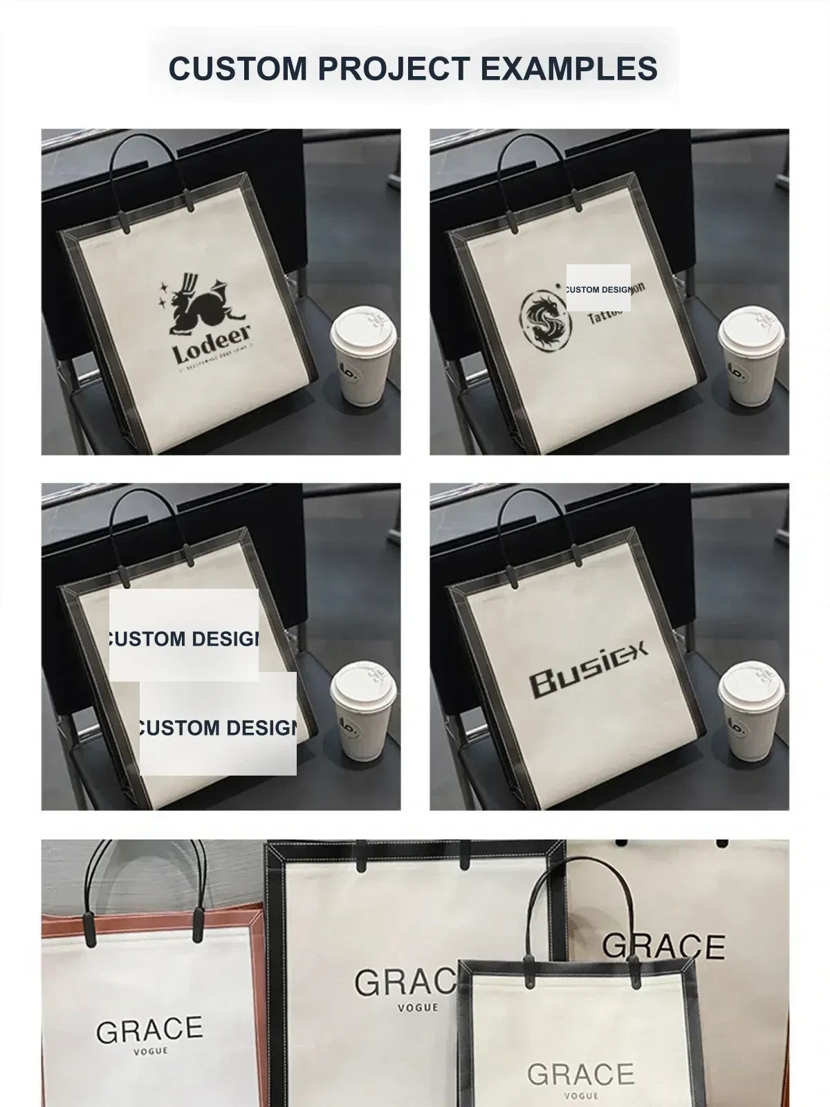 Boutique Non-Woven Tote Bags — 4 Styles product view 5