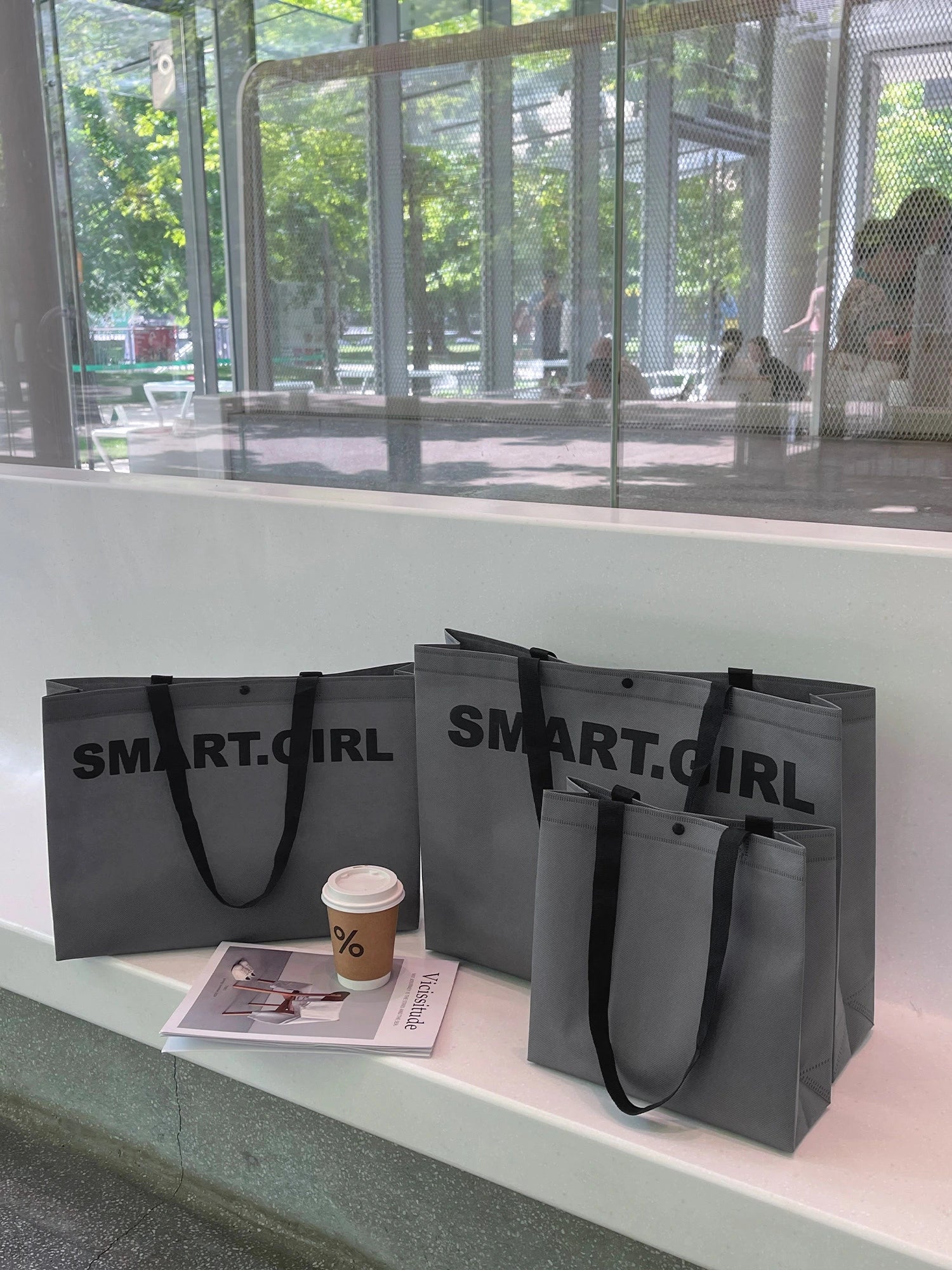 Boutique Non-Woven Tote Bags — 5 Styles product view 1