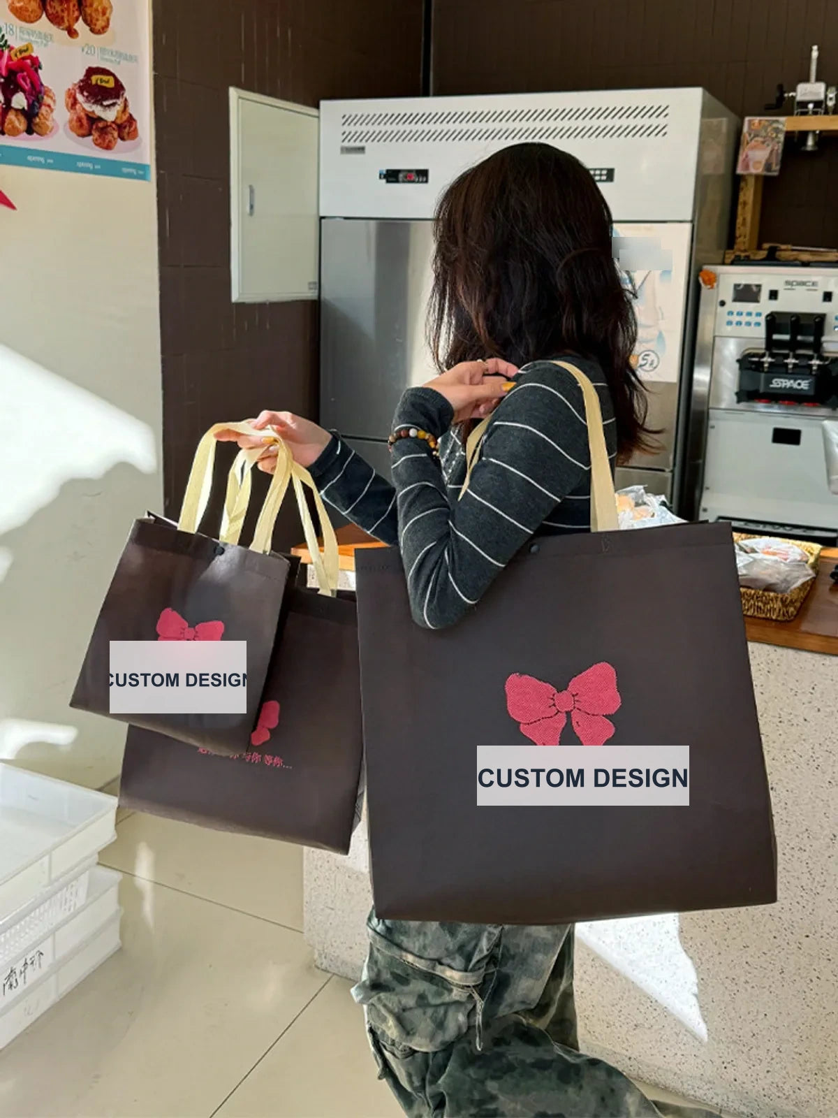 Boutique Non-Woven Tote Bags — 5 Styles product view 1
