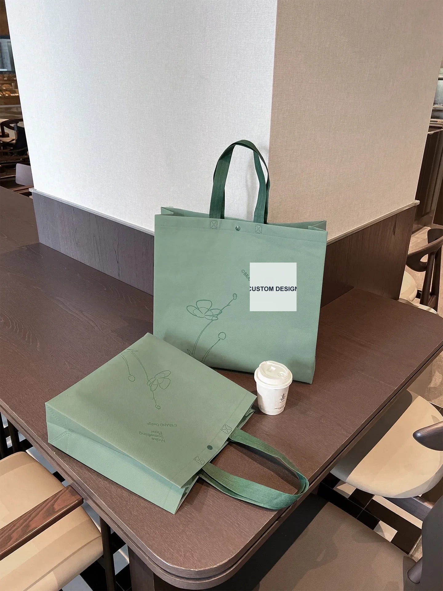 Boutique Non-Woven Tote Bags — 5 Styles product view 1