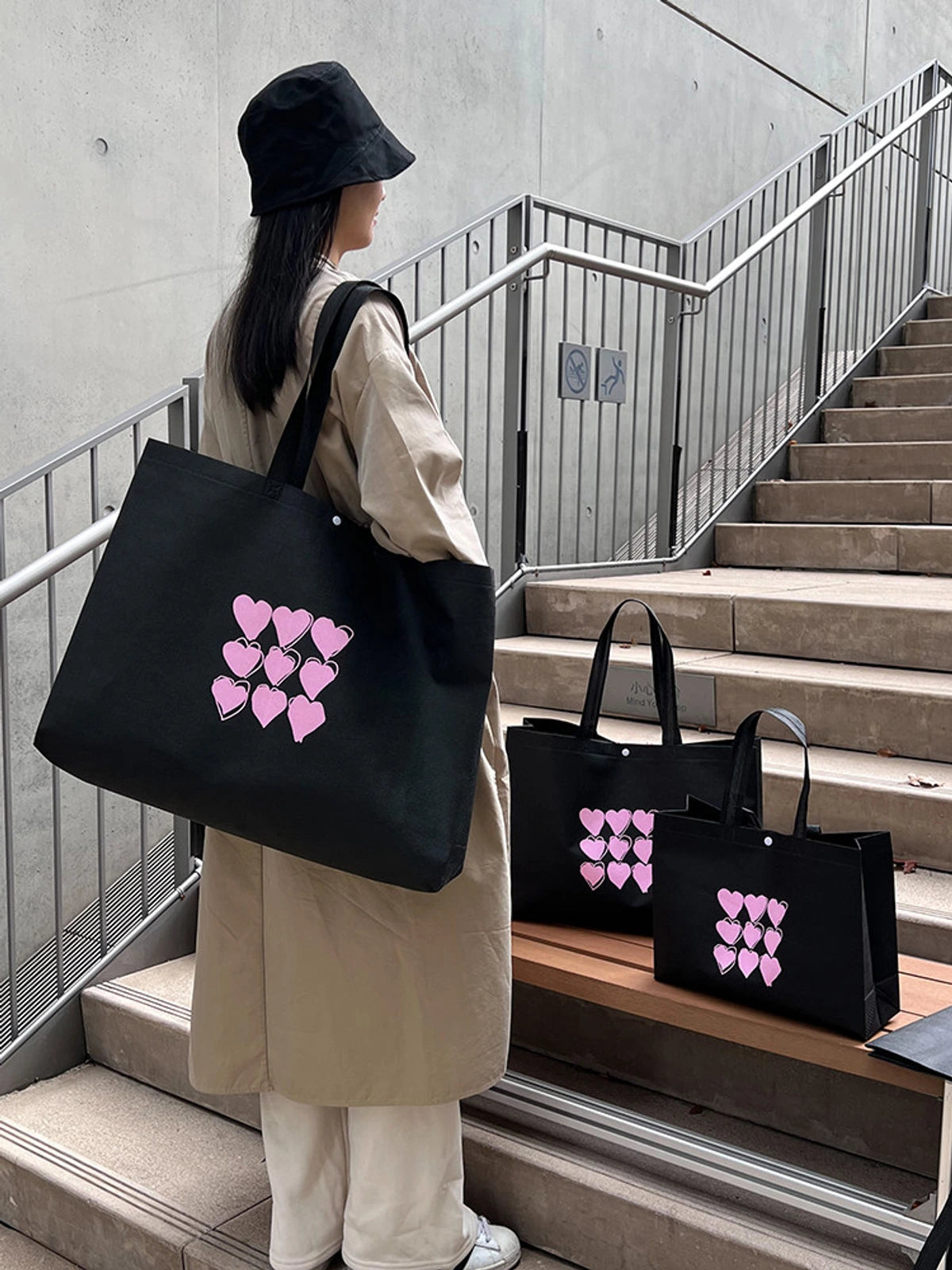 Boutique Non-Woven Tote Bags — 5 Styles product view 1