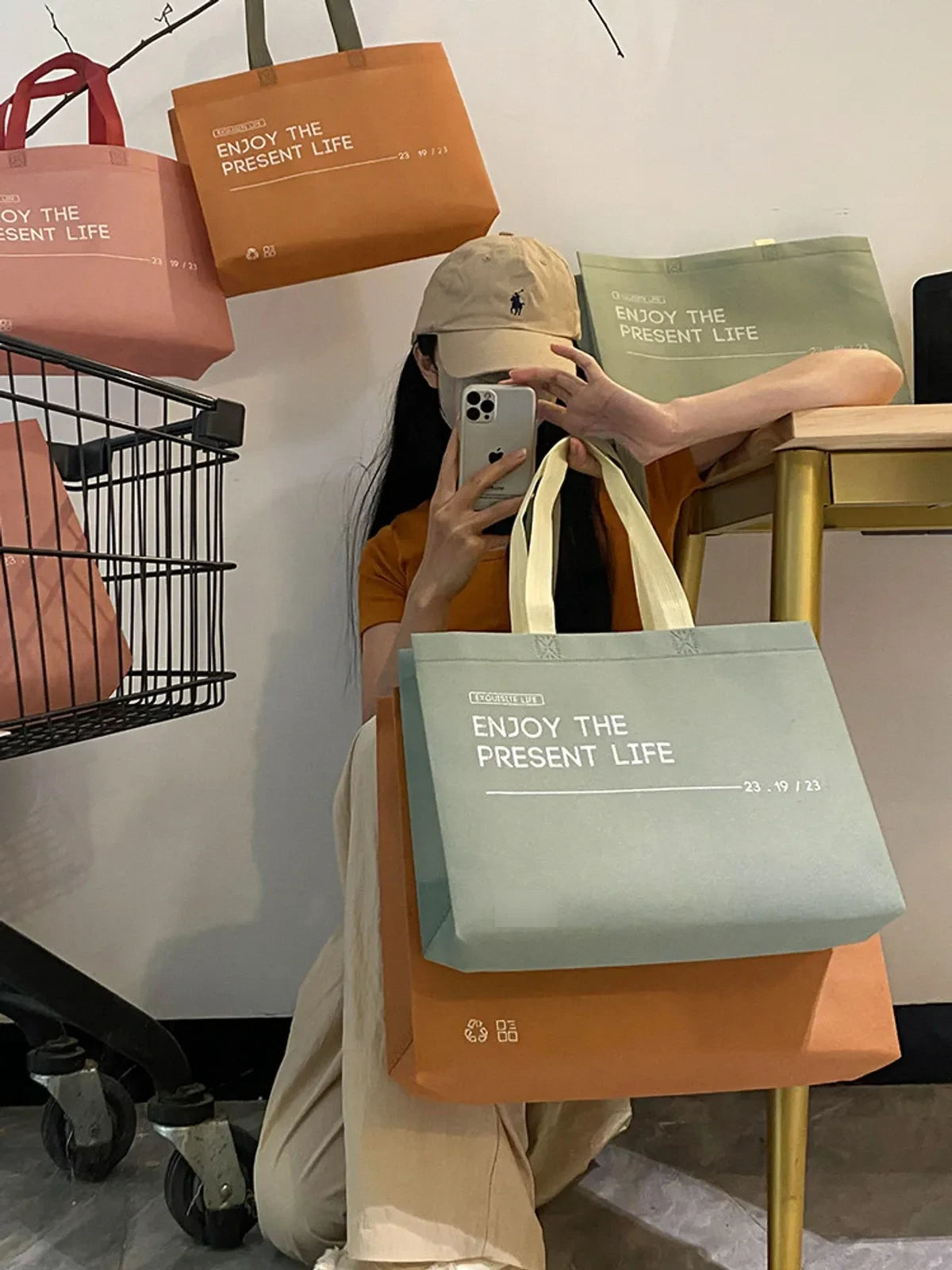 Boutique Non-Woven Tote Bags — 5 Styles product view 3