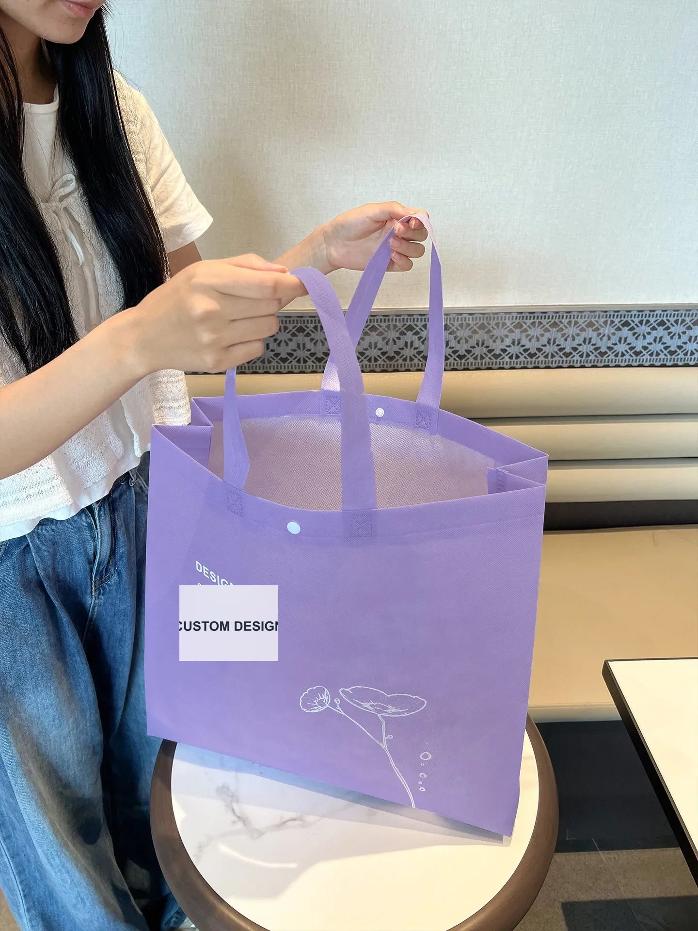 Boutique Non-Woven Tote Bags — 5 Styles product view 3