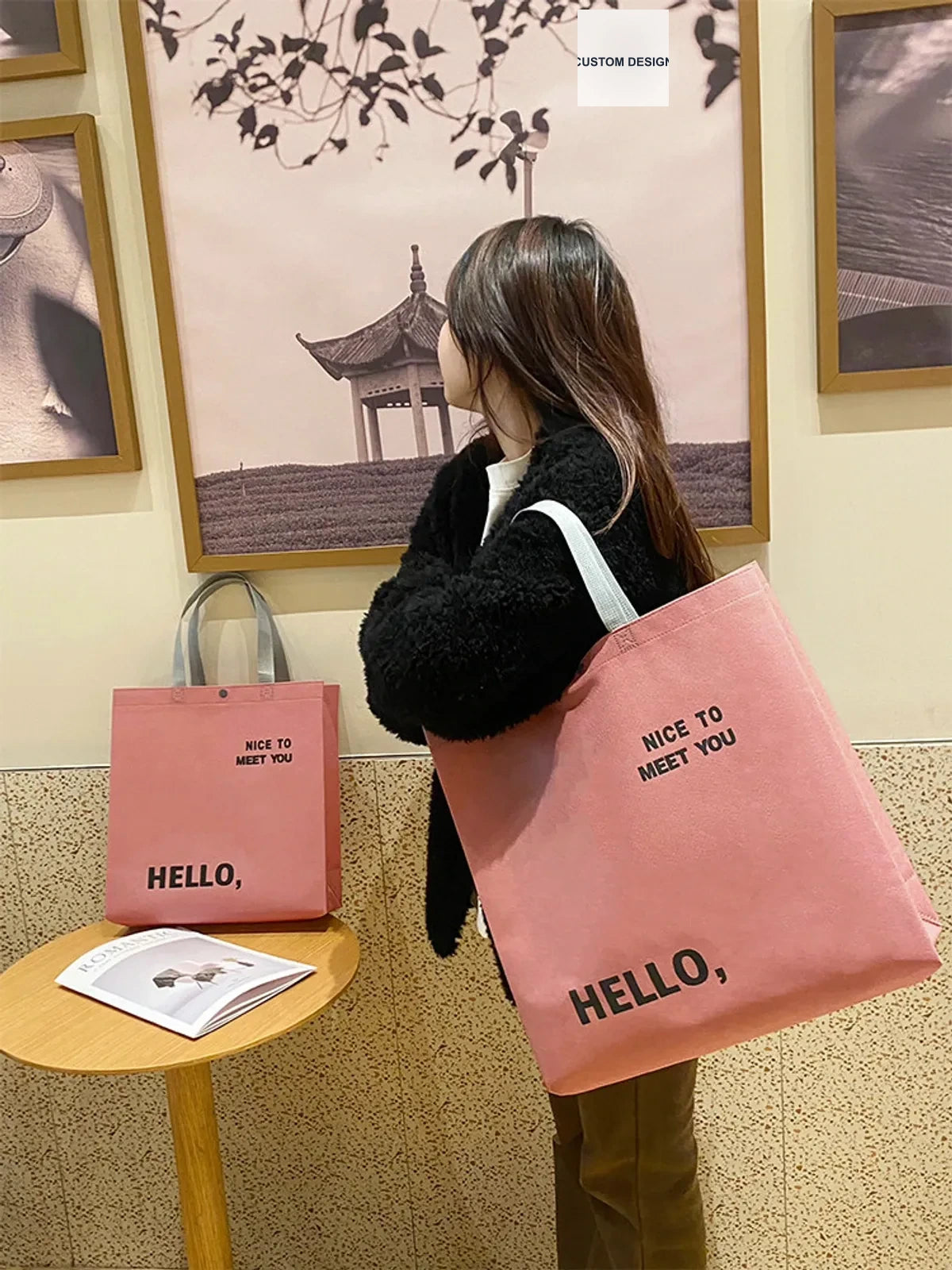 Boutique Non-Woven Tote Bags — 5 Styles product view 3