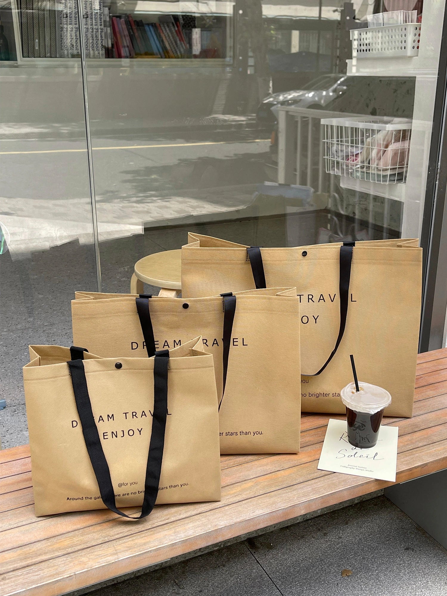 Boutique Non-Woven Tote Bags — 5 Styles product view 3