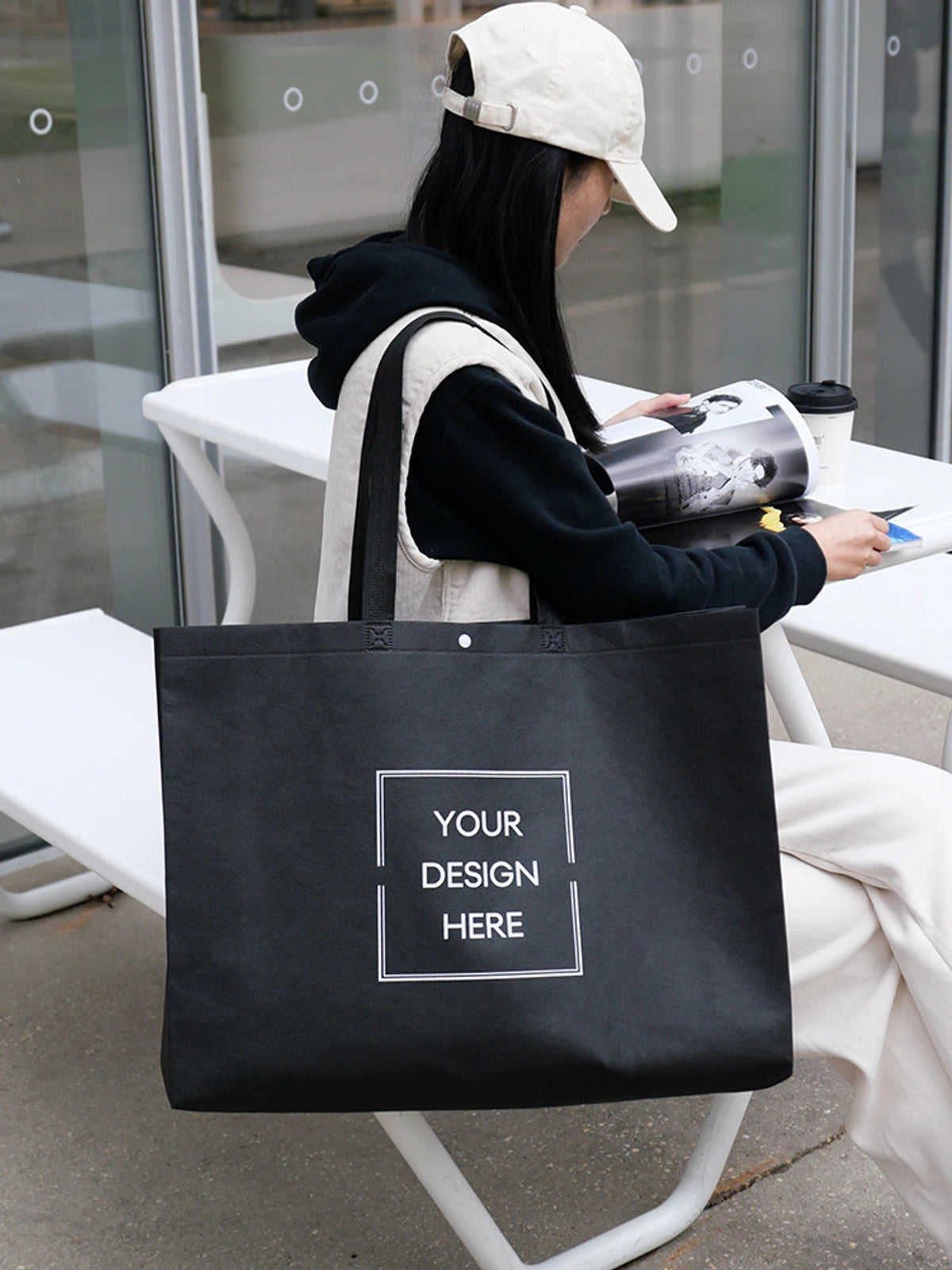 Boutique Non-Woven Tote Bags — 5 Styles product view 3