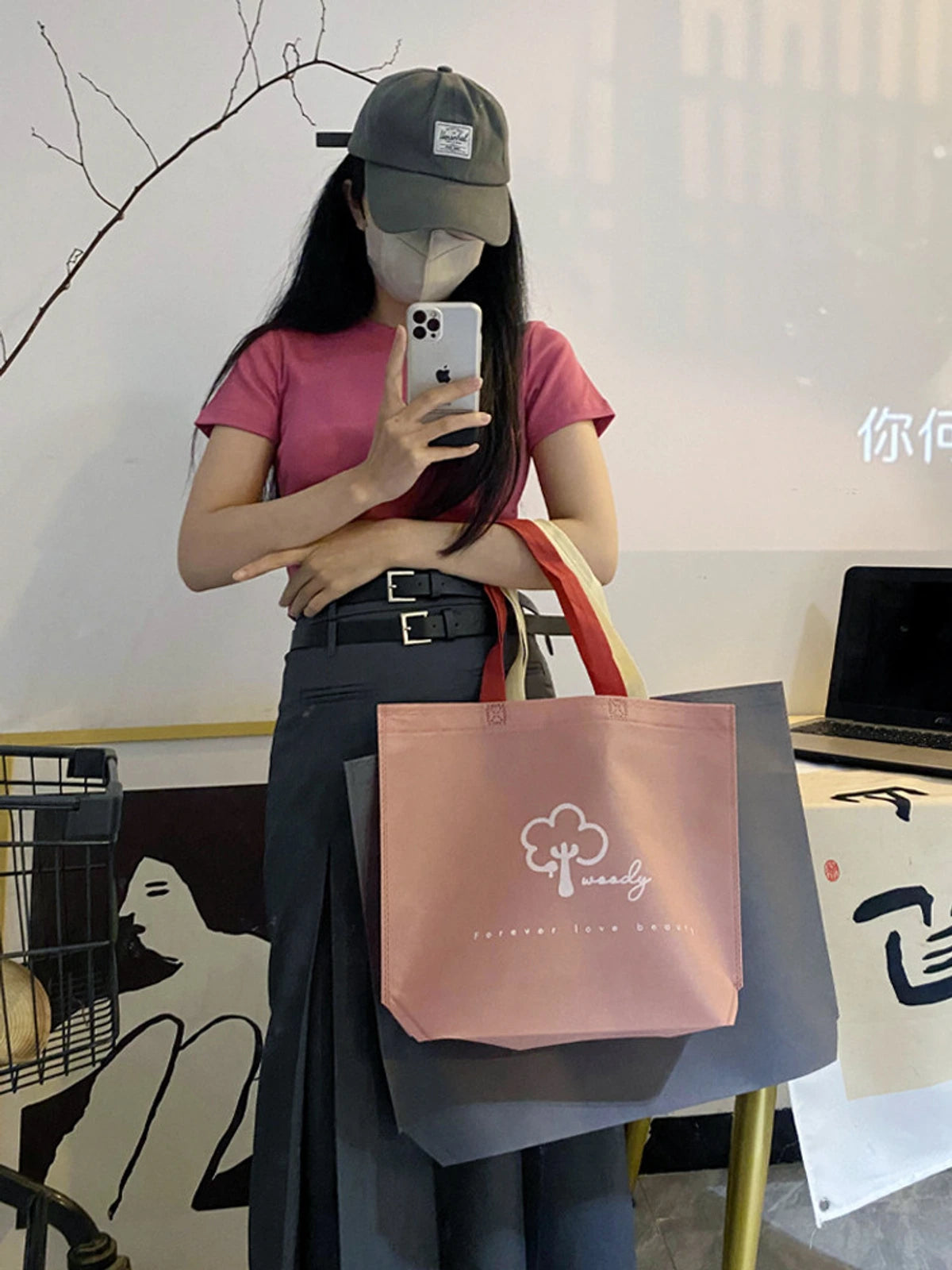 Boutique Non-Woven Tote Bags — 5 Styles product view 3