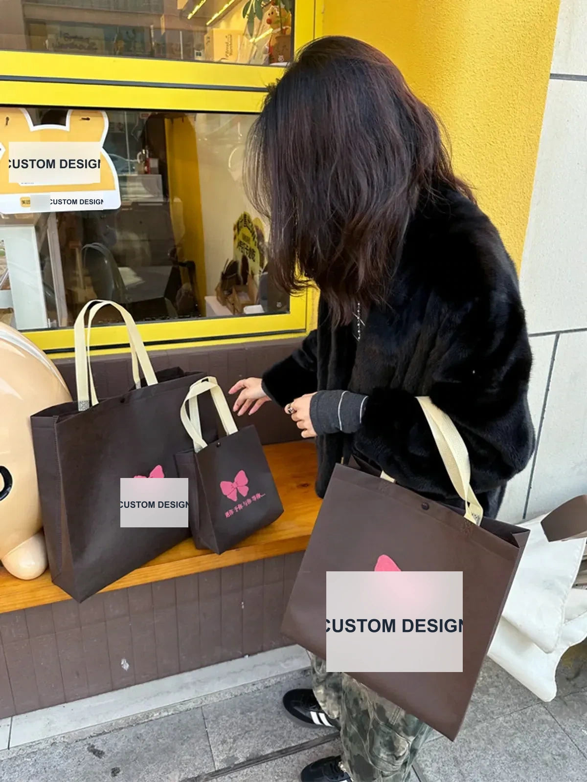 Boutique Non-Woven Tote Bags — 5 Styles product view 4