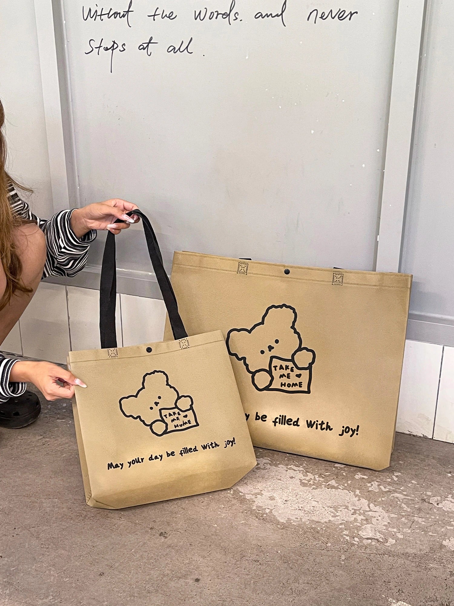 Boutique Non-Woven Tote Bags — 5 Styles product view 4