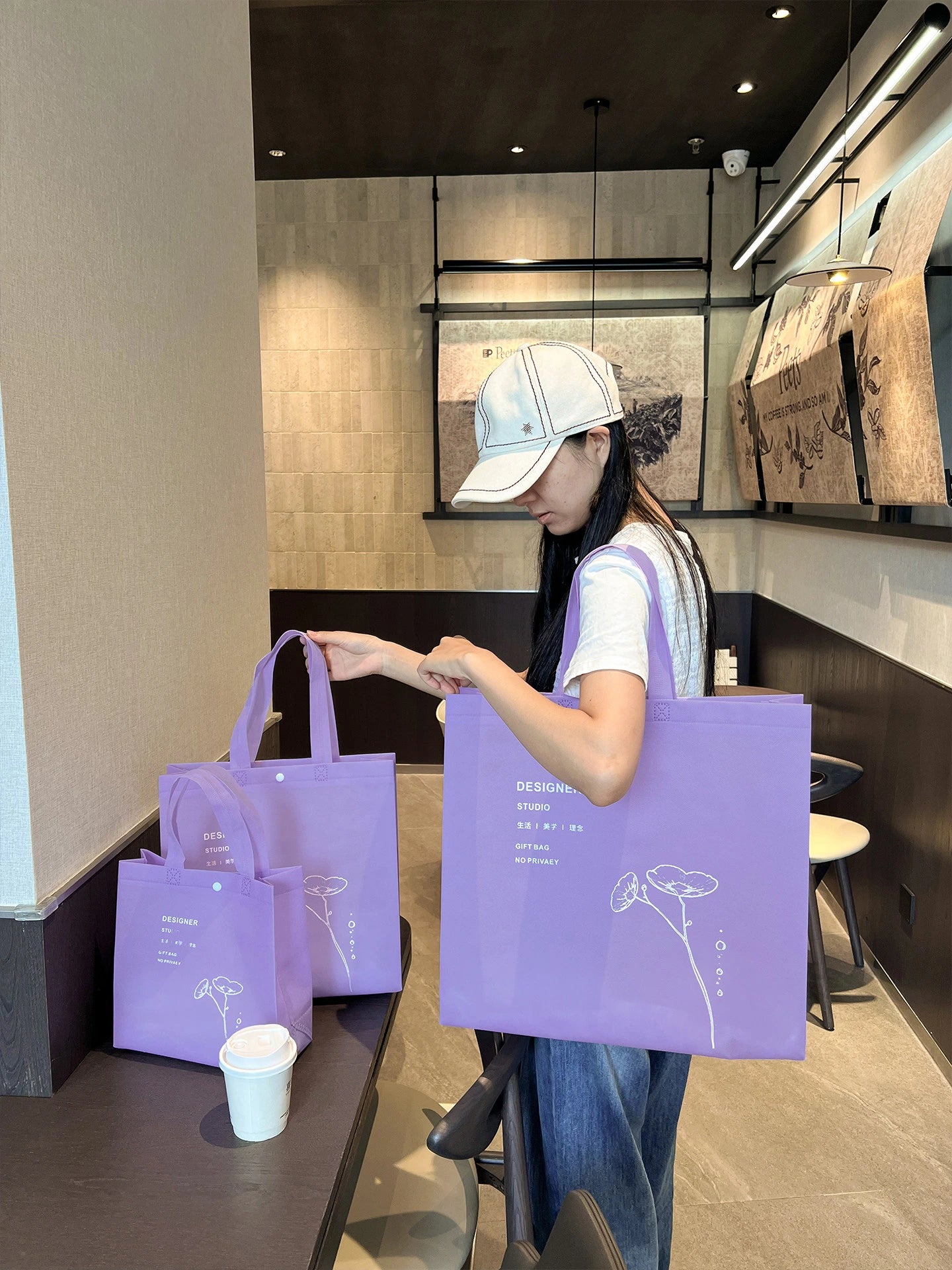 Boutique Non-Woven Tote Bags — 5 Styles product view 4