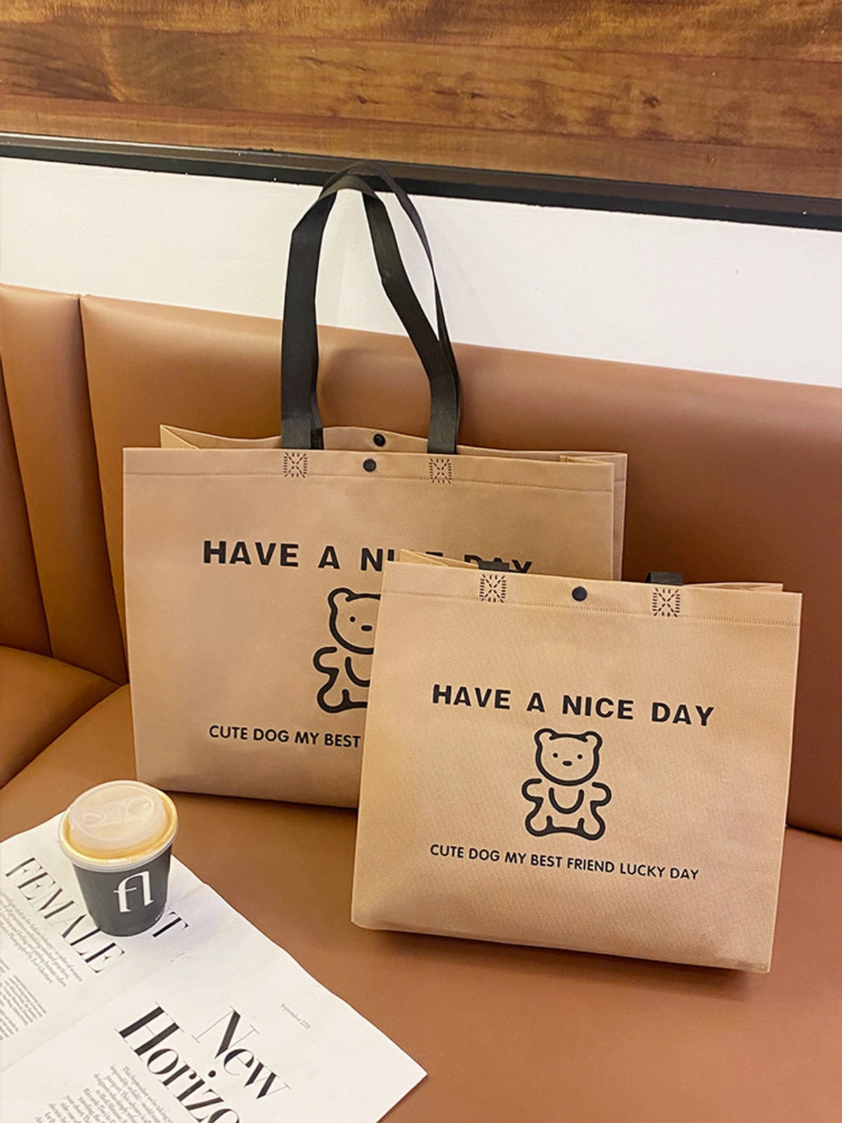 Boutique Non-Woven Tote Bags — 5 Styles product view 4