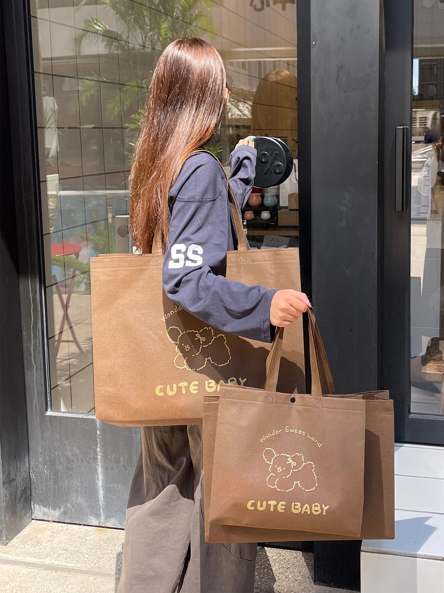 Boutique Non-Woven Tote Bags — 5 Styles product view 5