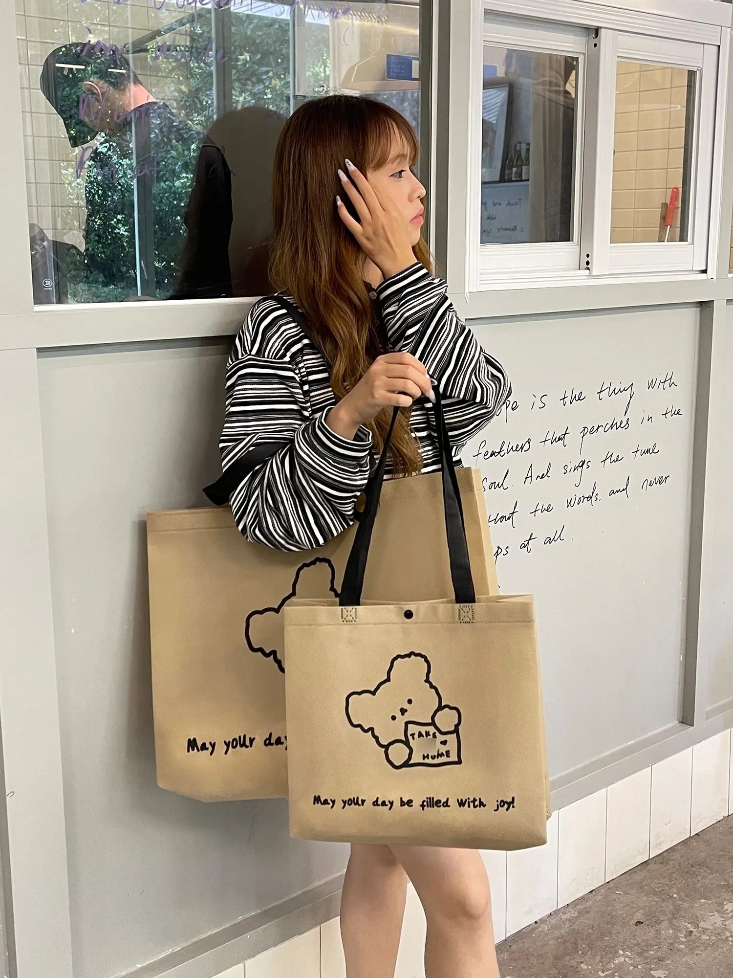 Boutique Non-Woven Tote Bags — 5 Styles product view 5