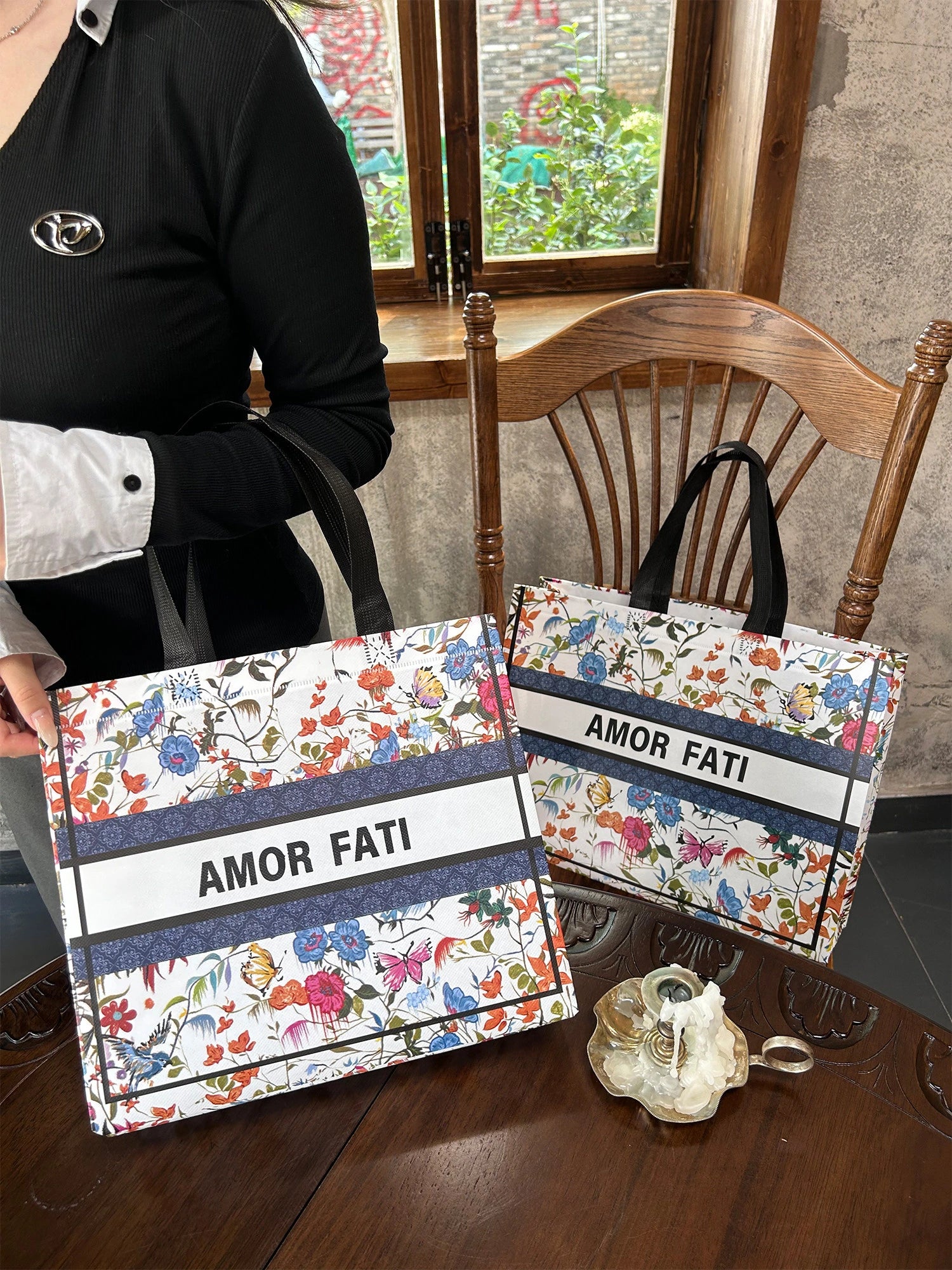 Boutique Non-Woven Tote Bags — 6 Styles product view 1