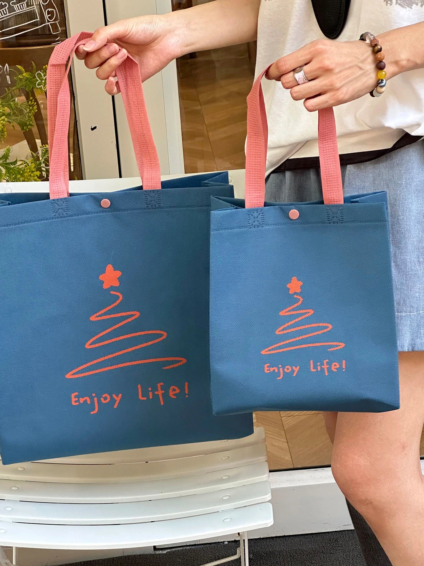 Boutique Non-Woven Tote Bags — 6 Styles product view 2