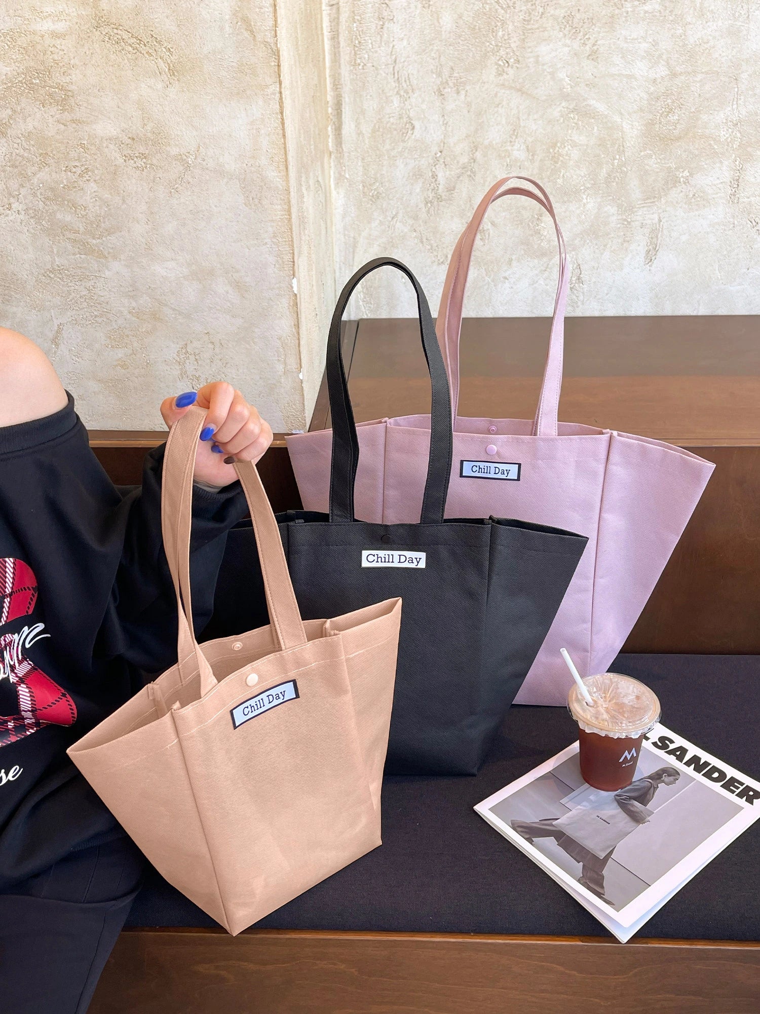 Boutique Non-Woven Tote Bags — 6 Styles product view 2