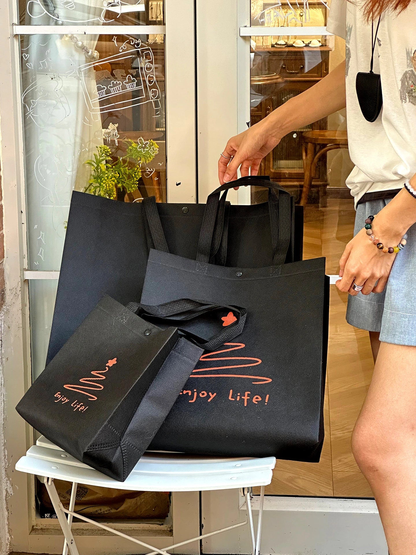 Boutique Non-Woven Tote Bags — 6 Styles product view 3