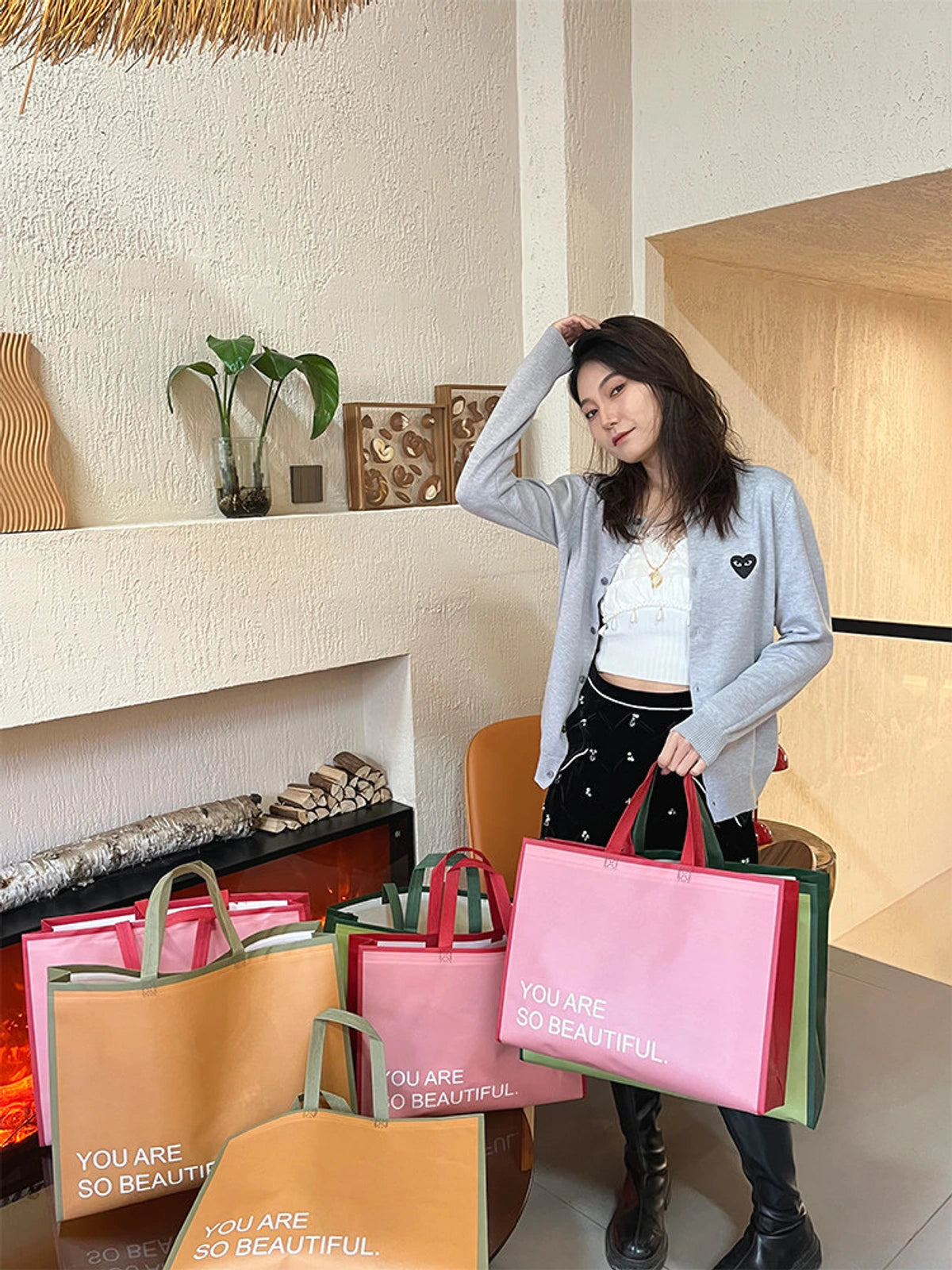 Boutique Non-Woven Tote Bags — 6 Styles product view 3