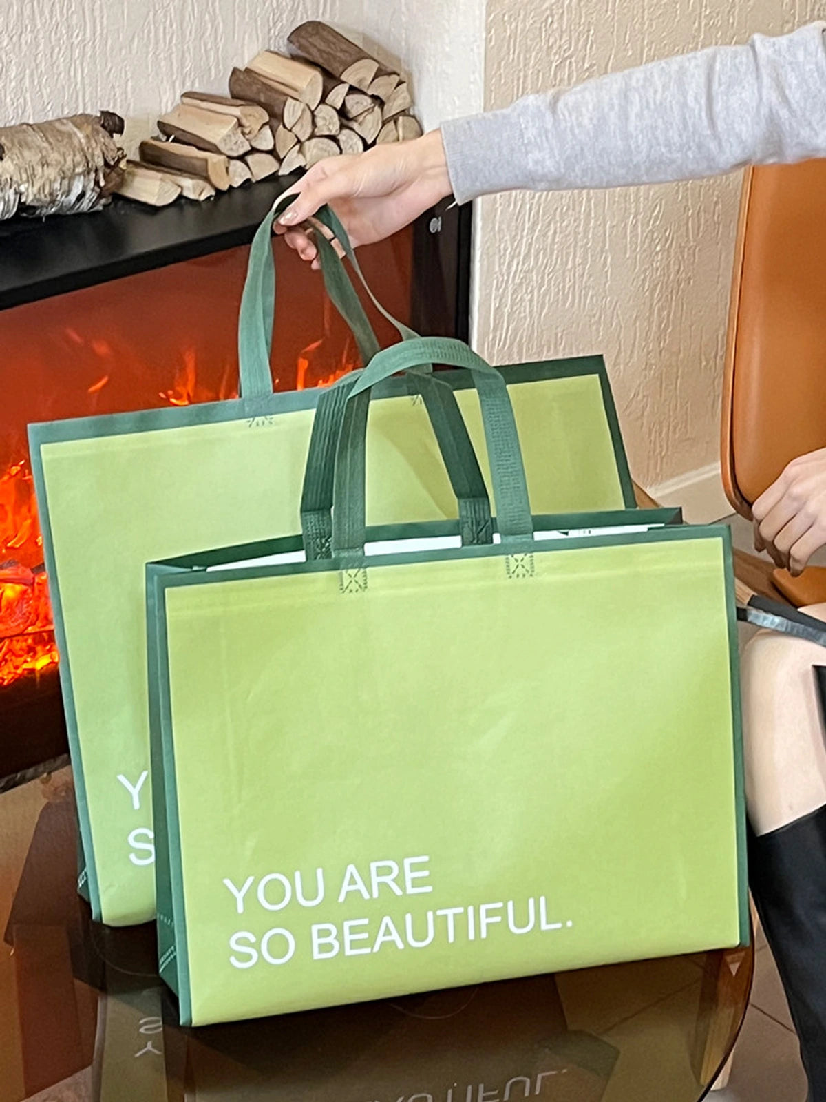 Boutique Non-Woven Tote Bags — 6 Styles product view 4