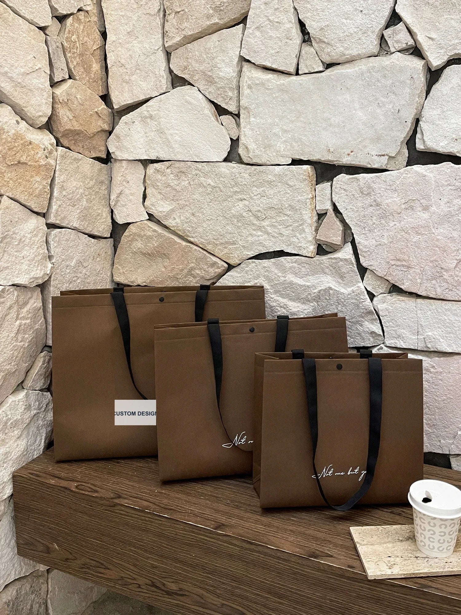 Boutique Non-Woven Tote Bags — 6 Styles product view 4