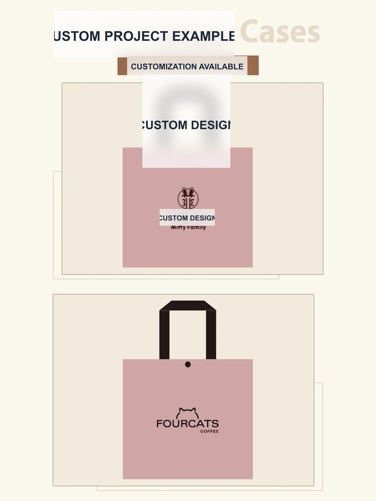 Boutique Non-Woven Tote Bags — 6 Styles product view 5