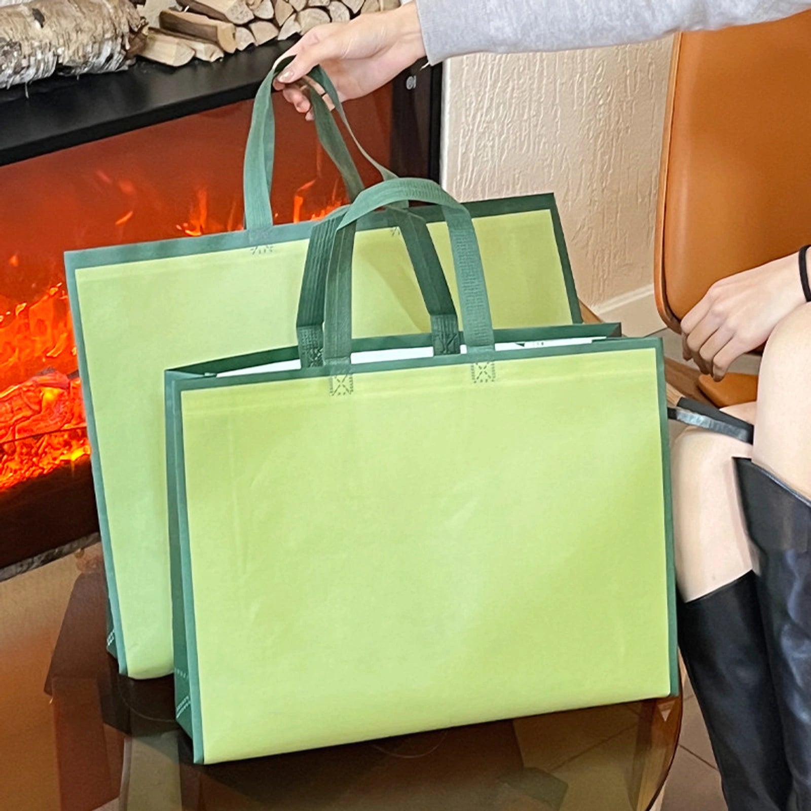 Boutique Non-Woven Tote Bags — 6 Styles — GreenPlain