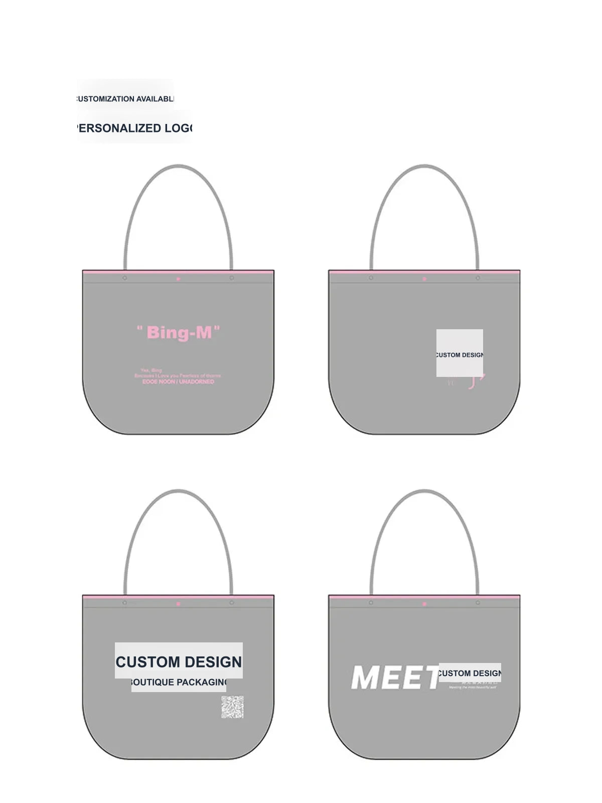 Boutique Non-Woven Tote Bags — 7 Styles product view 4