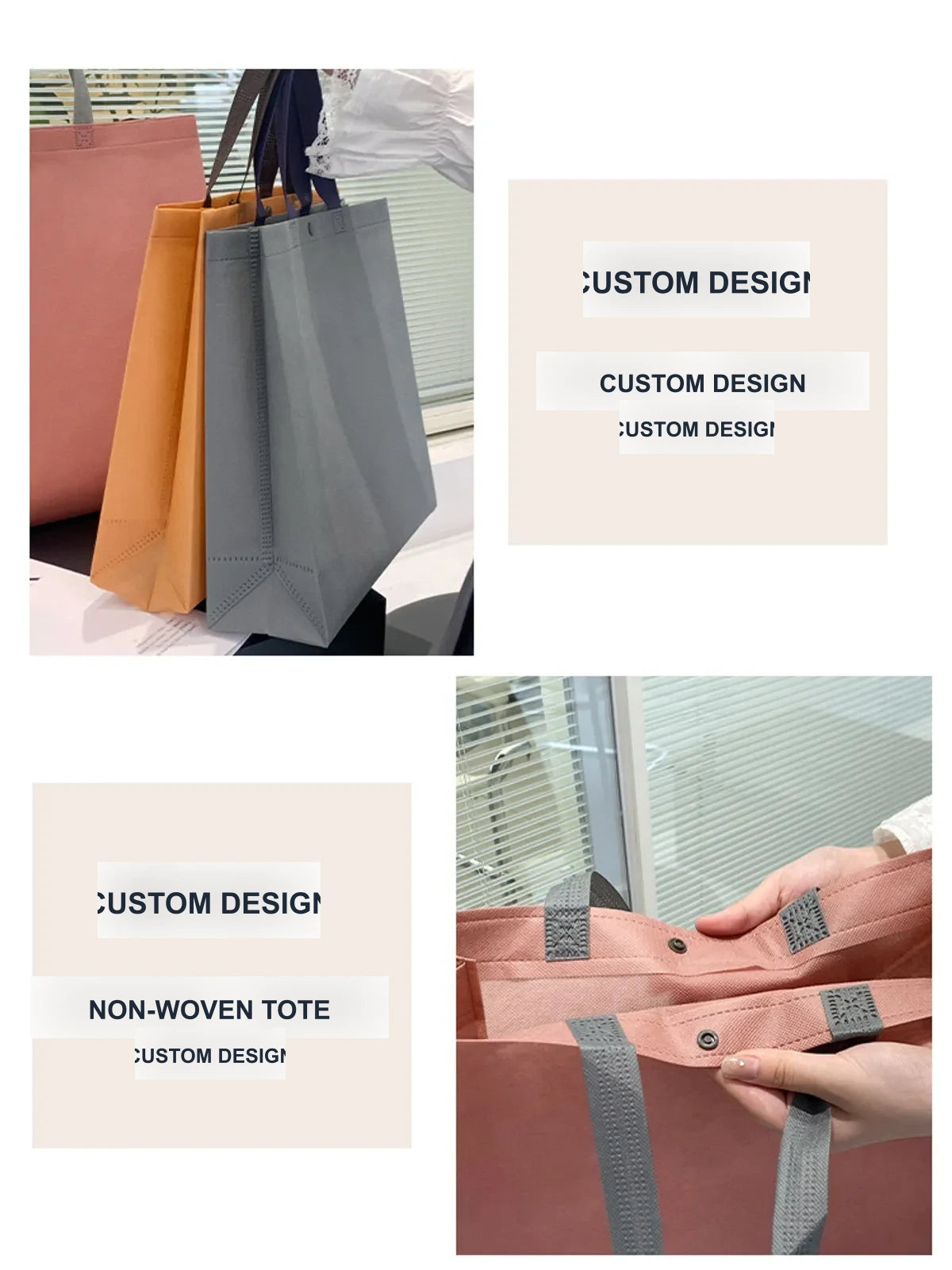 Boutique Non-Woven Tote Bags — 7 Styles product view 4