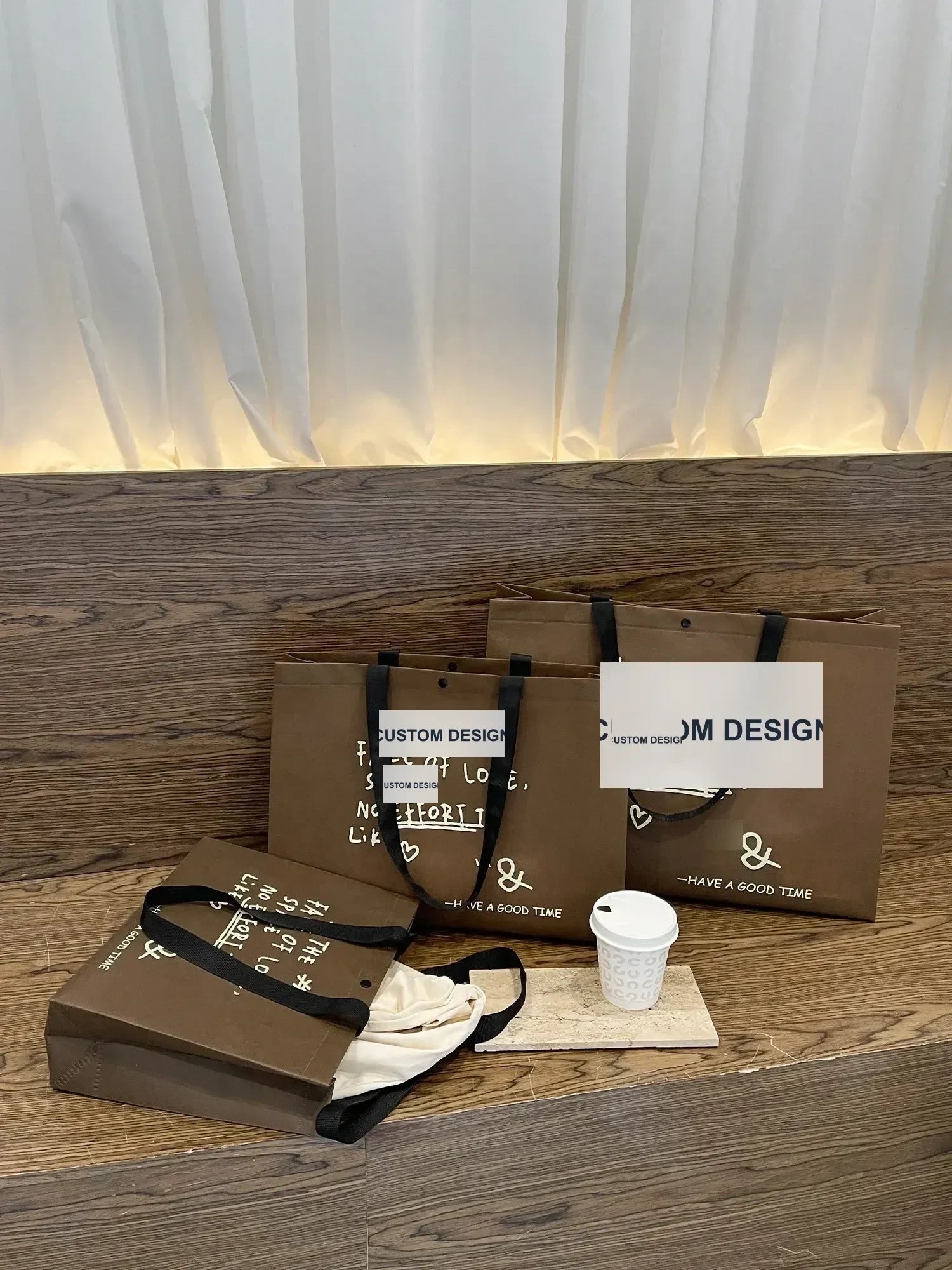 Boutique Non-Woven Tote Bags — 7 Styles product view 4